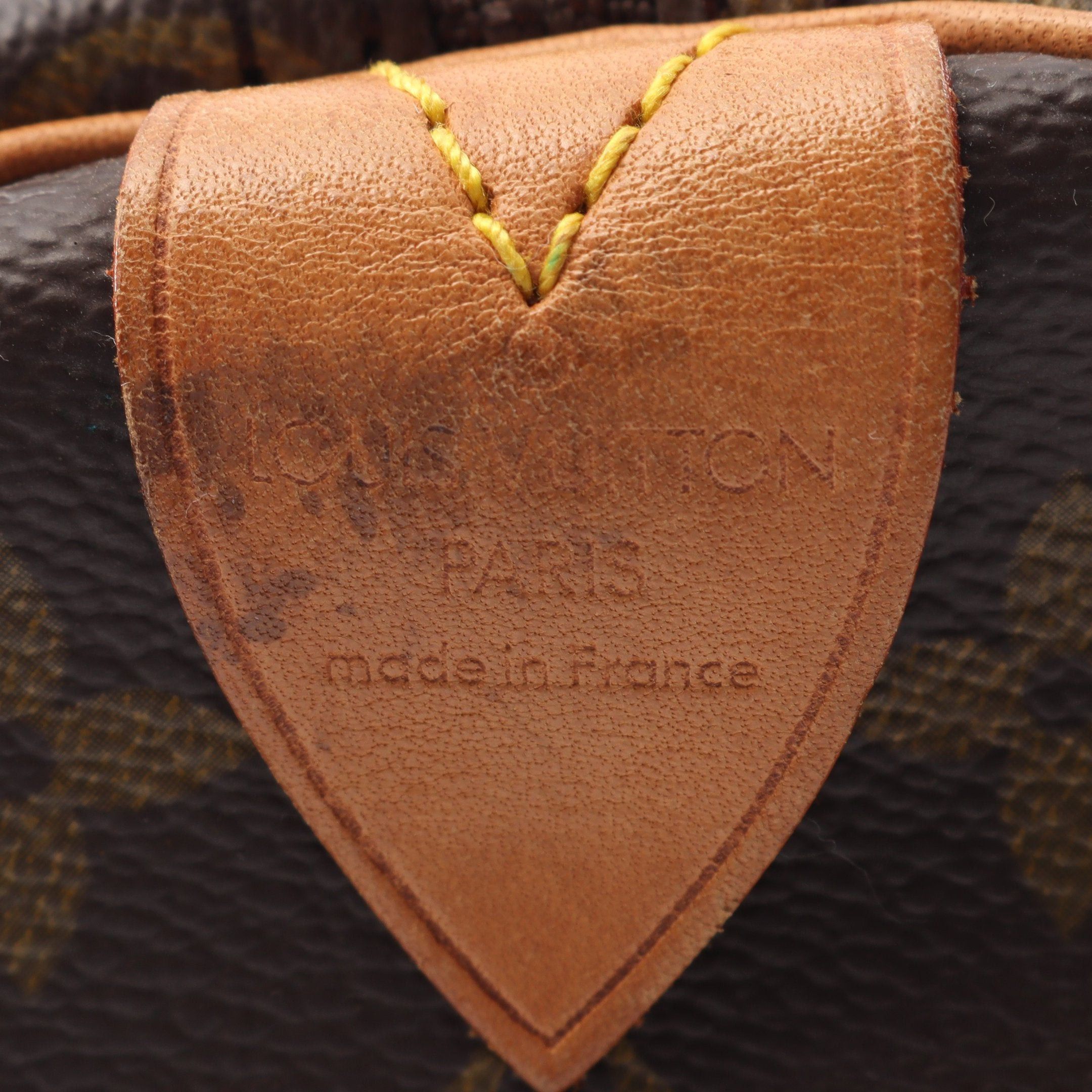 Louis Vuitton Louis Vuitton Keepall 45 Monogram Boston Bag Leather Brown Size ONE SIZE - 4 Thumbnail