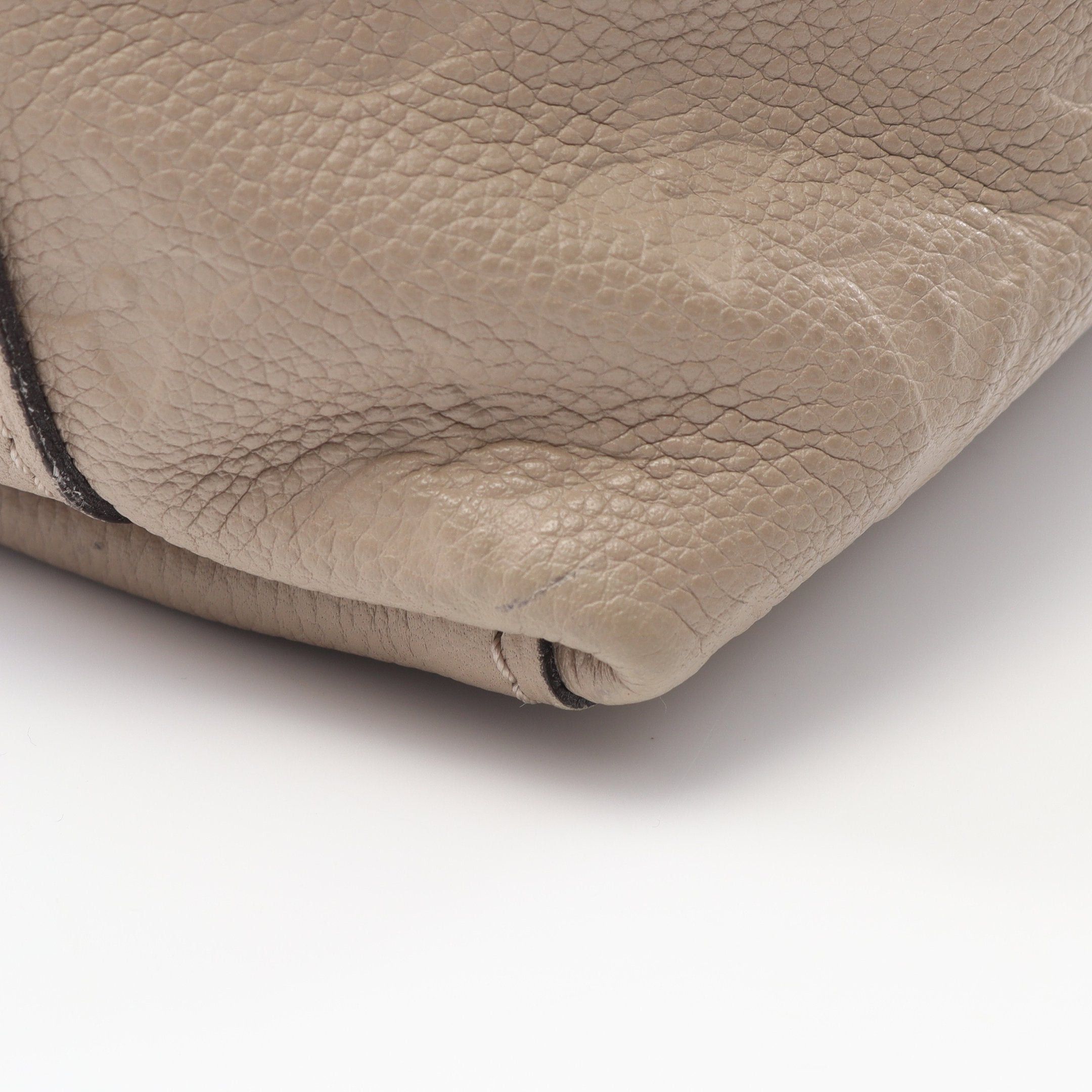 Louis Vuitton Louis Vuitton Bastille Pm Monogram Empreinte Carré Handbag Leather Gray Beige Size ONE SIZE - 10 Thumbnail