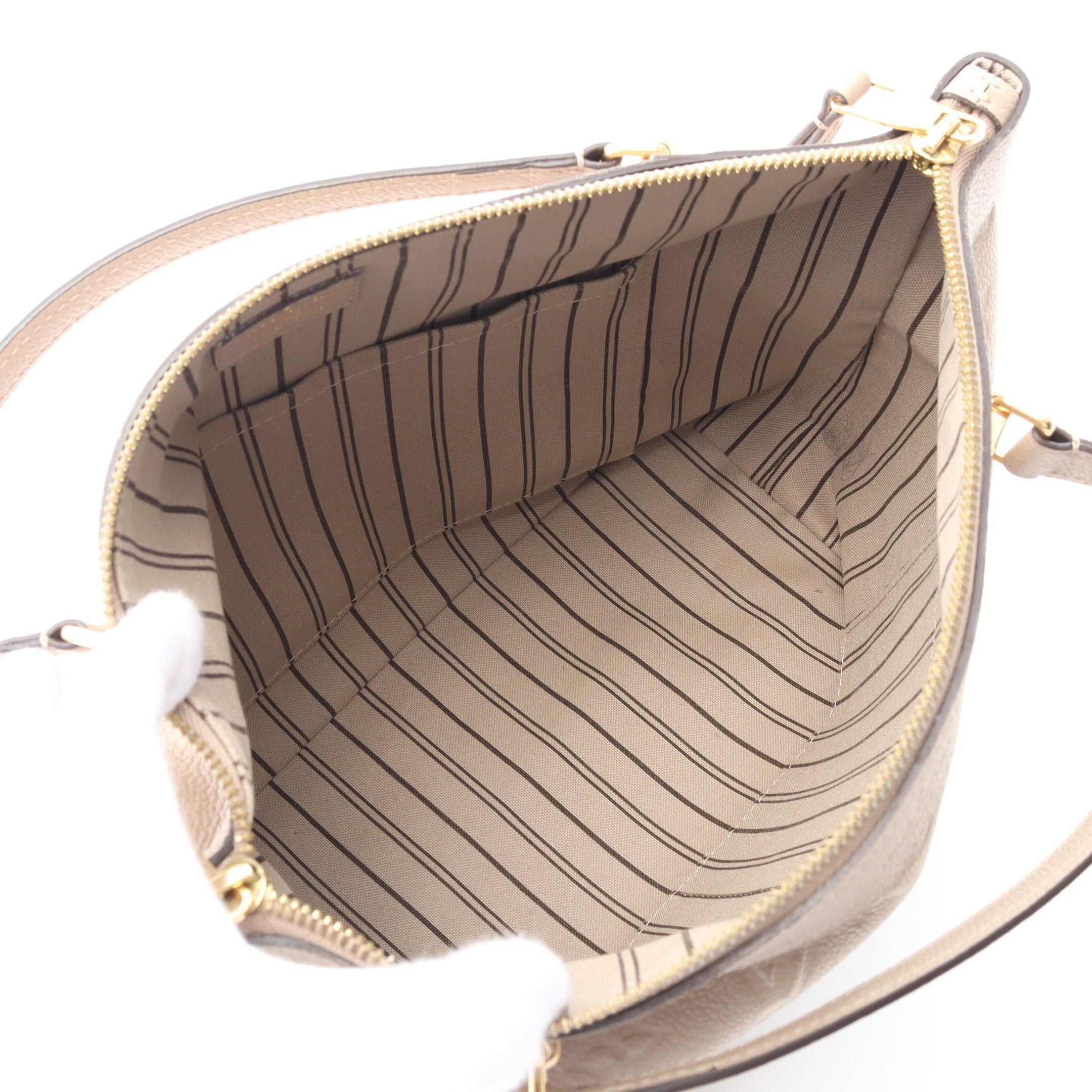 Louis Vuitton Louis Vuitton Bastille Pm Monogram Empreinte Carré Handbag Leather Gray Beige Size ONE SIZE - 3 Thumbnail