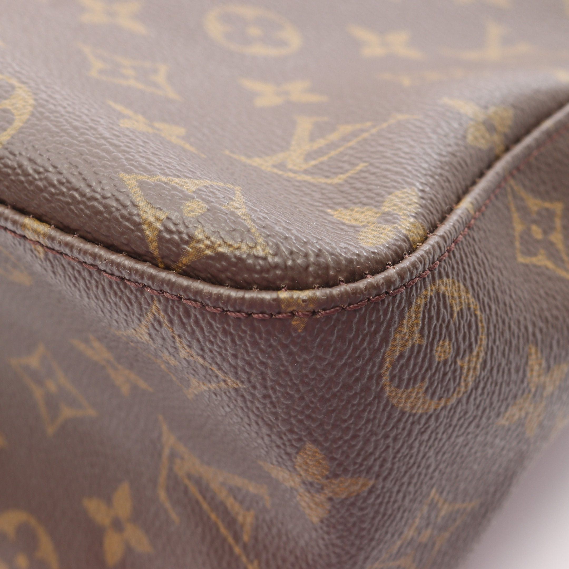 Louis Vuitton Louis Vuitton Looping Gm Monogram Shoulder Bag Leather Brown Size ONE SIZE - 6 Thumbnail