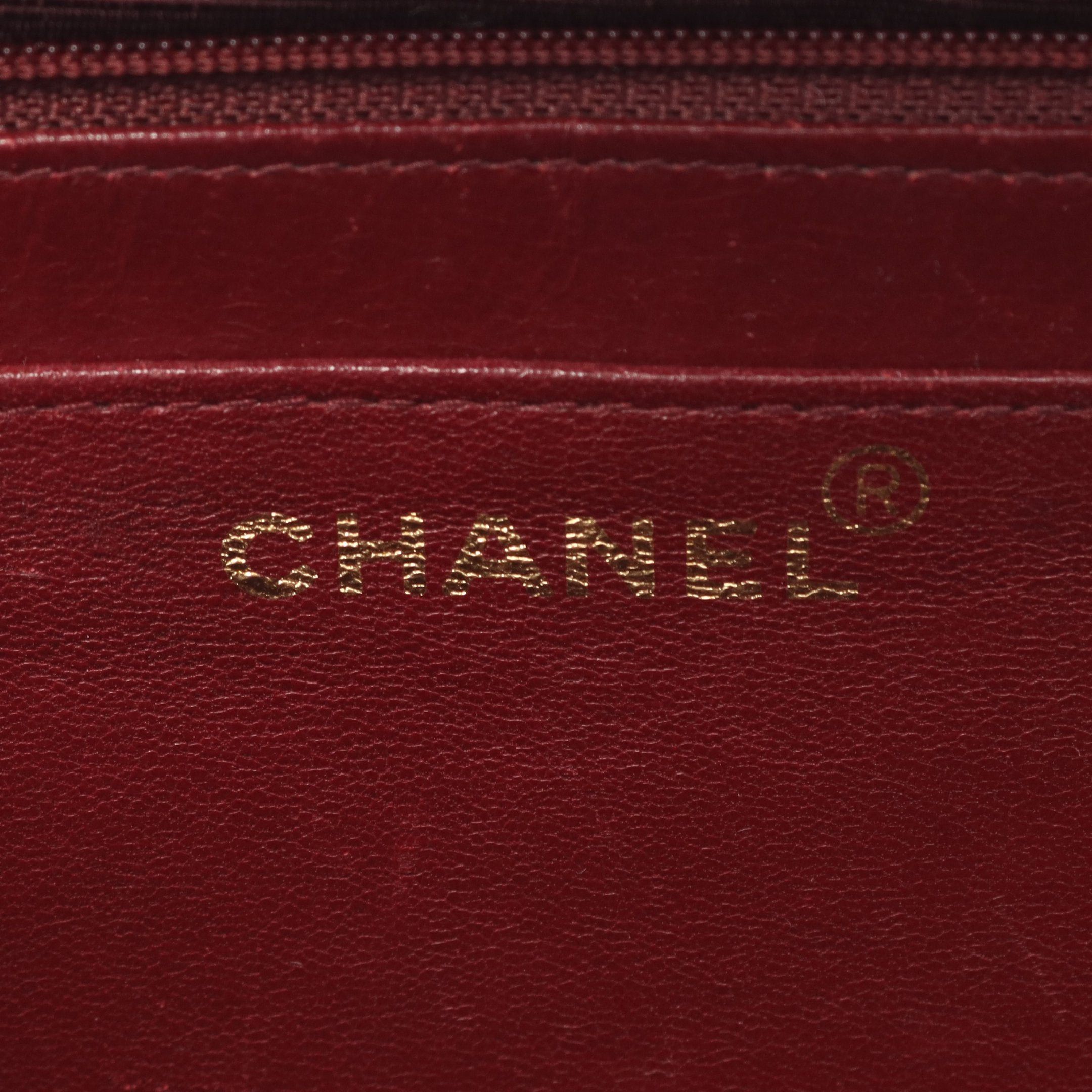 Chanel Chanel Decamatlassé 34 Double Chain Shoulder Bag Lambskin Black Gold Hardware Size ONE SIZE - 4 Thumbnail