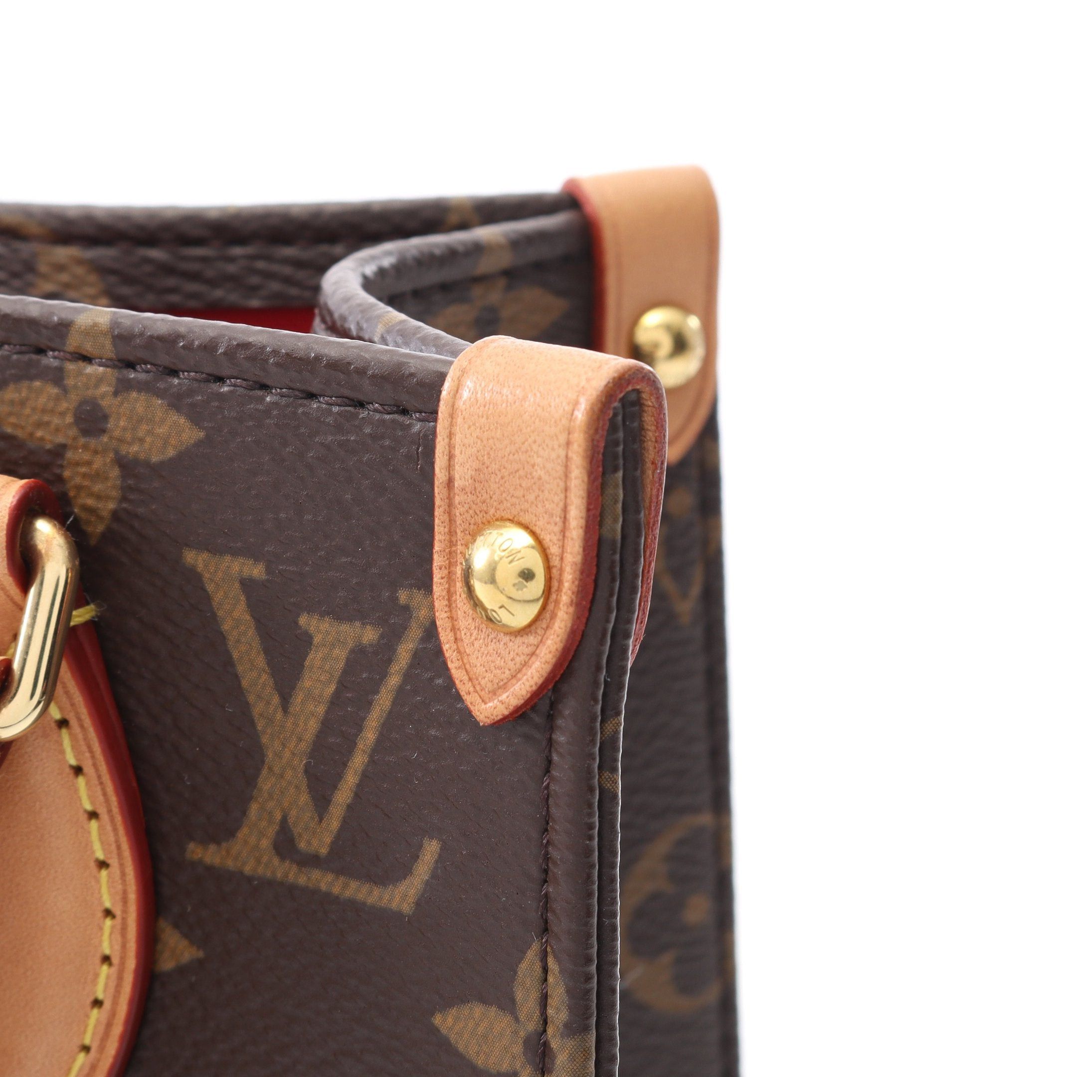 Louis Vuitton Louis Vuitton Sac Plat Bb Handbag Leather Brown Size ONE SIZE - 7 Thumbnail