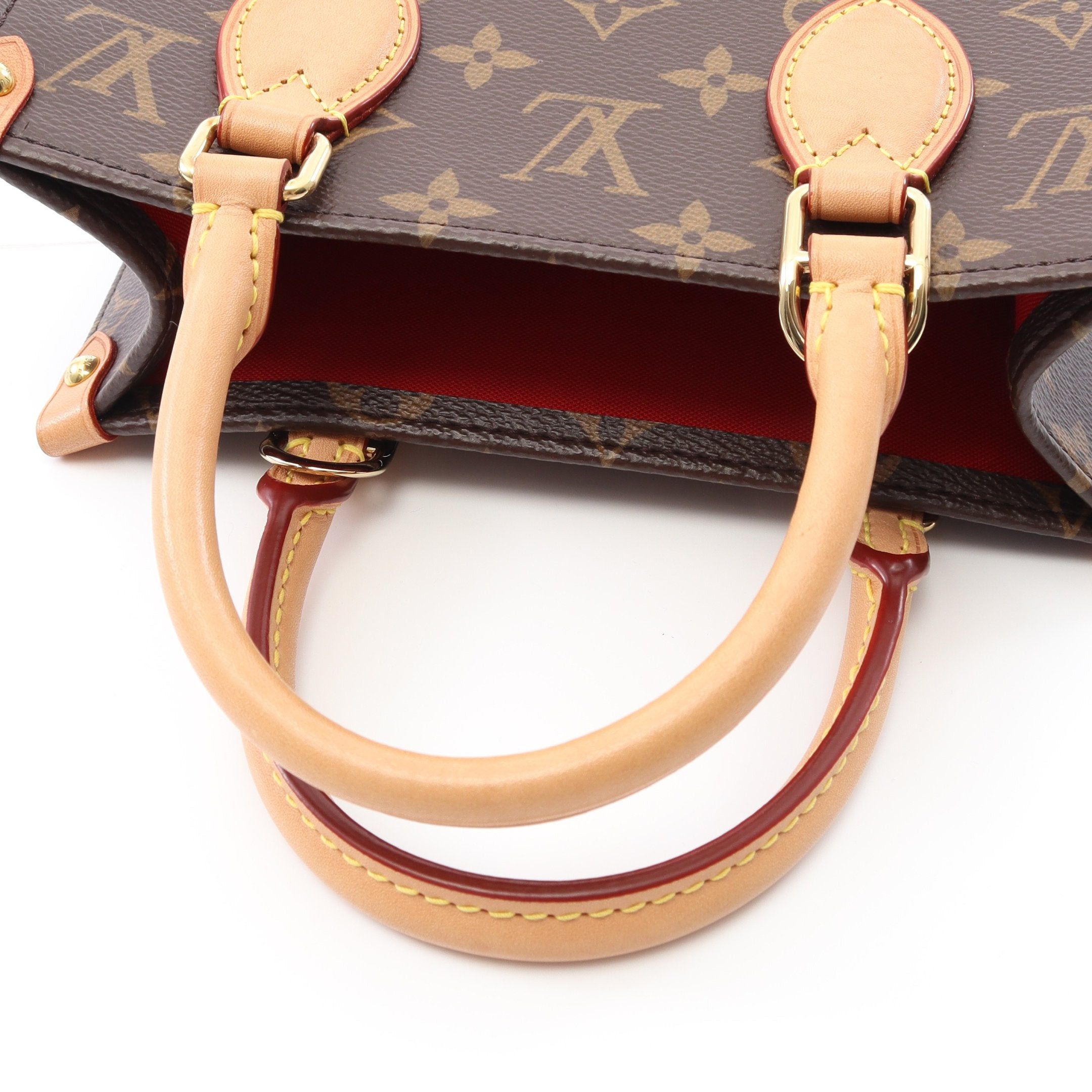 Louis Vuitton Louis Vuitton Sac Plat Bb Handbag Leather Brown Size ONE SIZE - 8 Thumbnail