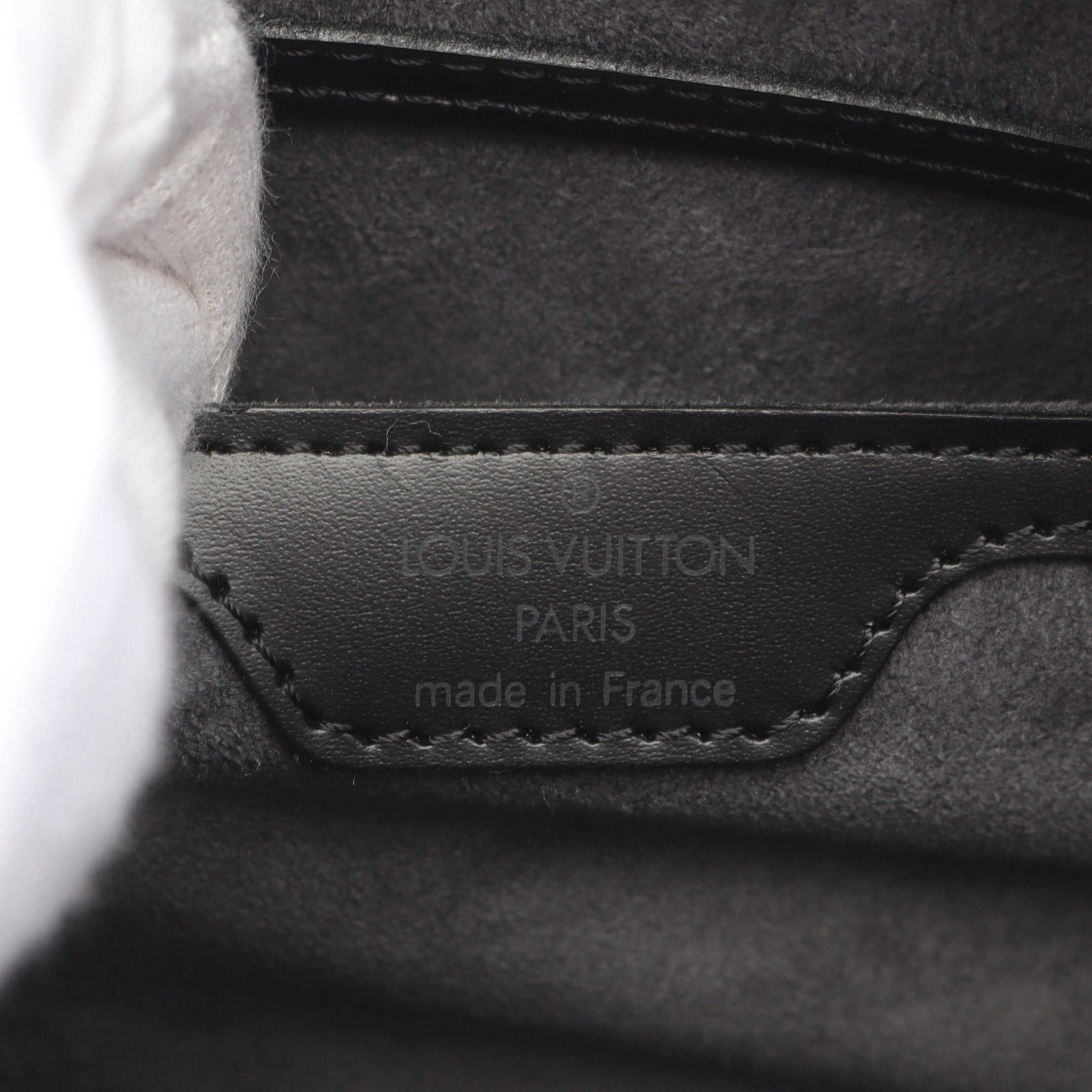Louis Vuitton Louis Vuitton Soufflot Epi Noir Handbag Leather Black Size ONE SIZE - 4 Thumbnail