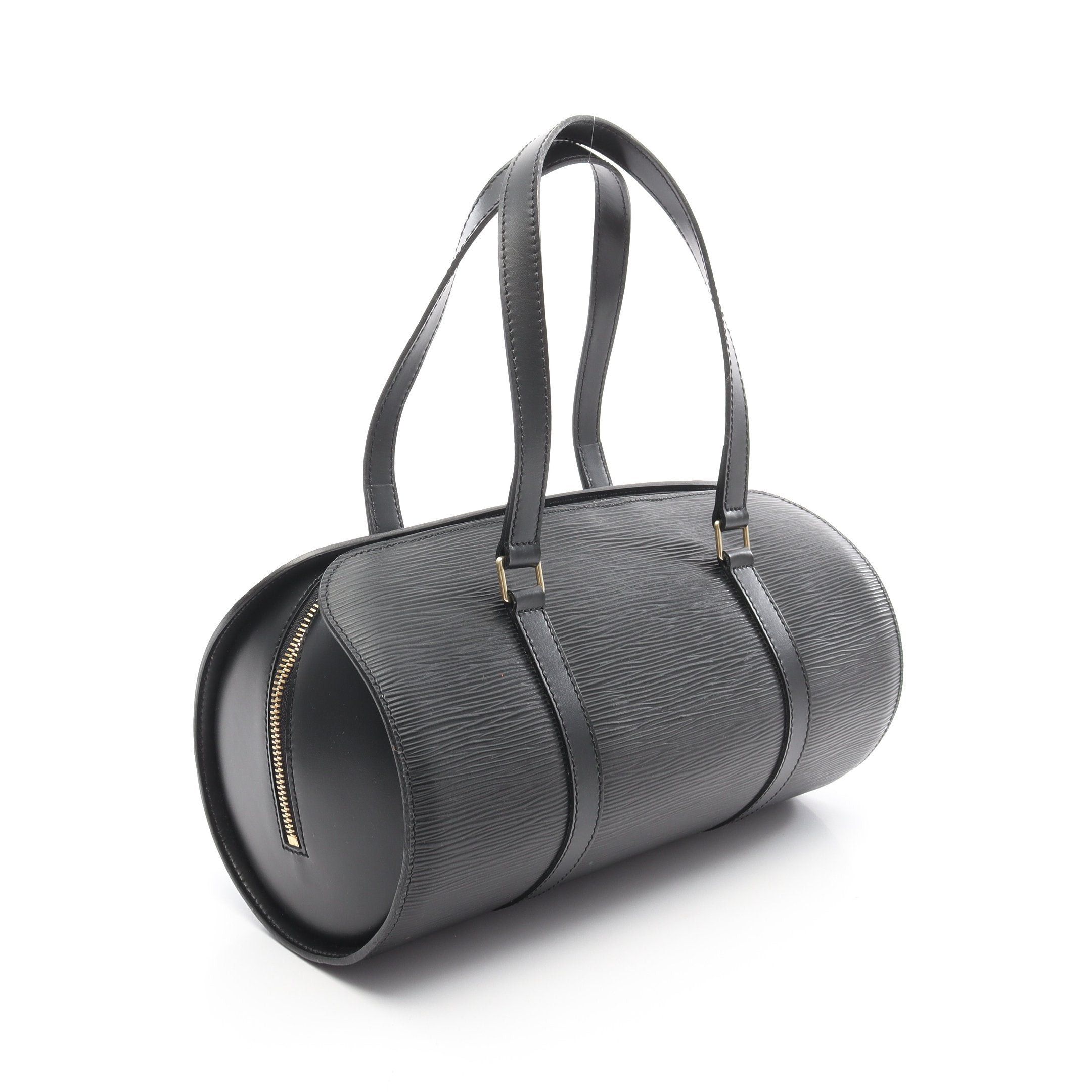 Louis Vuitton Louis Vuitton Soufflot Epi Noir Handbag Leather Black Size ONE SIZE - 2 Thumbnail