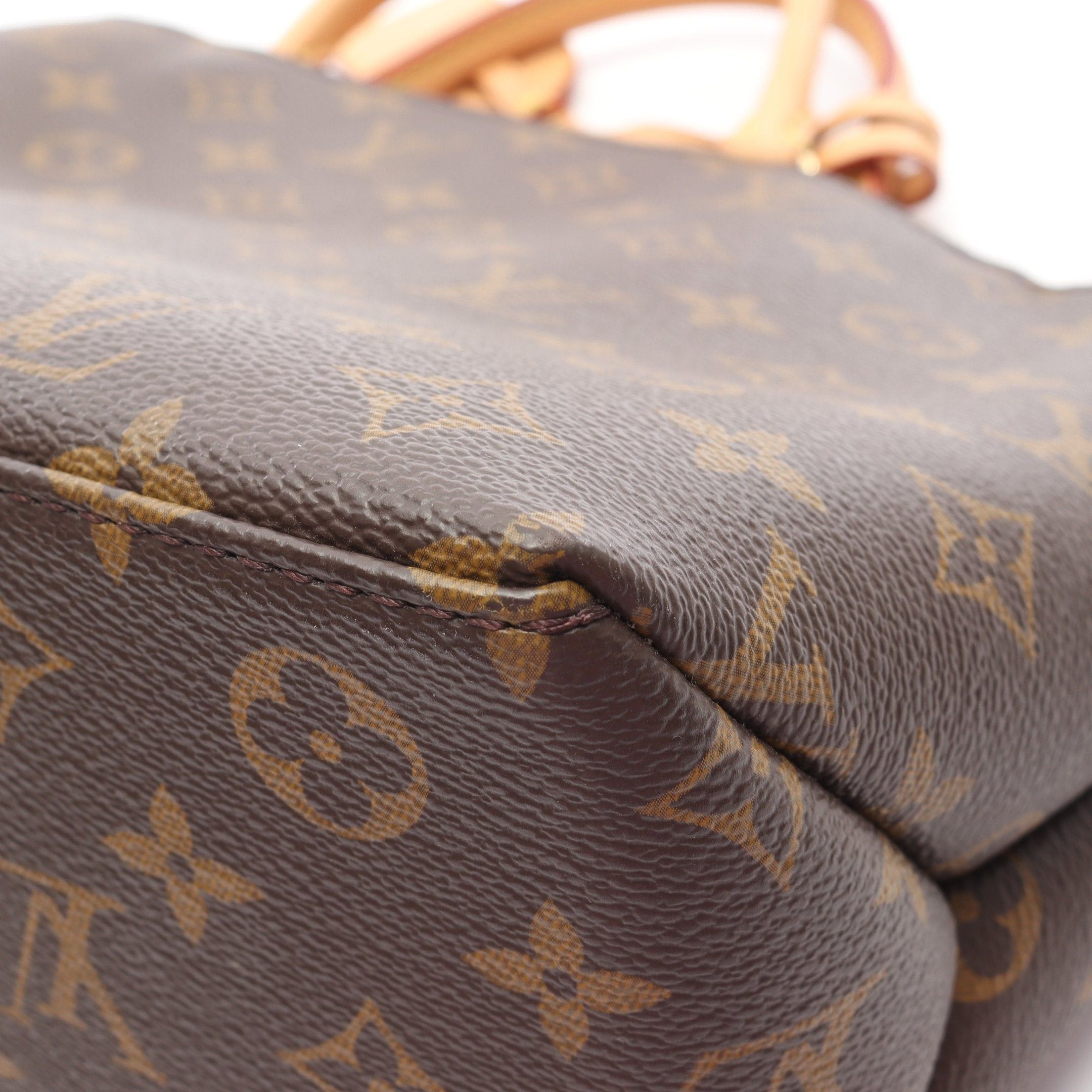 Louis Vuitton Louis Vuitton Petit Pare Pm Monogram Handbag Leather Brown Size ONE SIZE - 7 Thumbnail