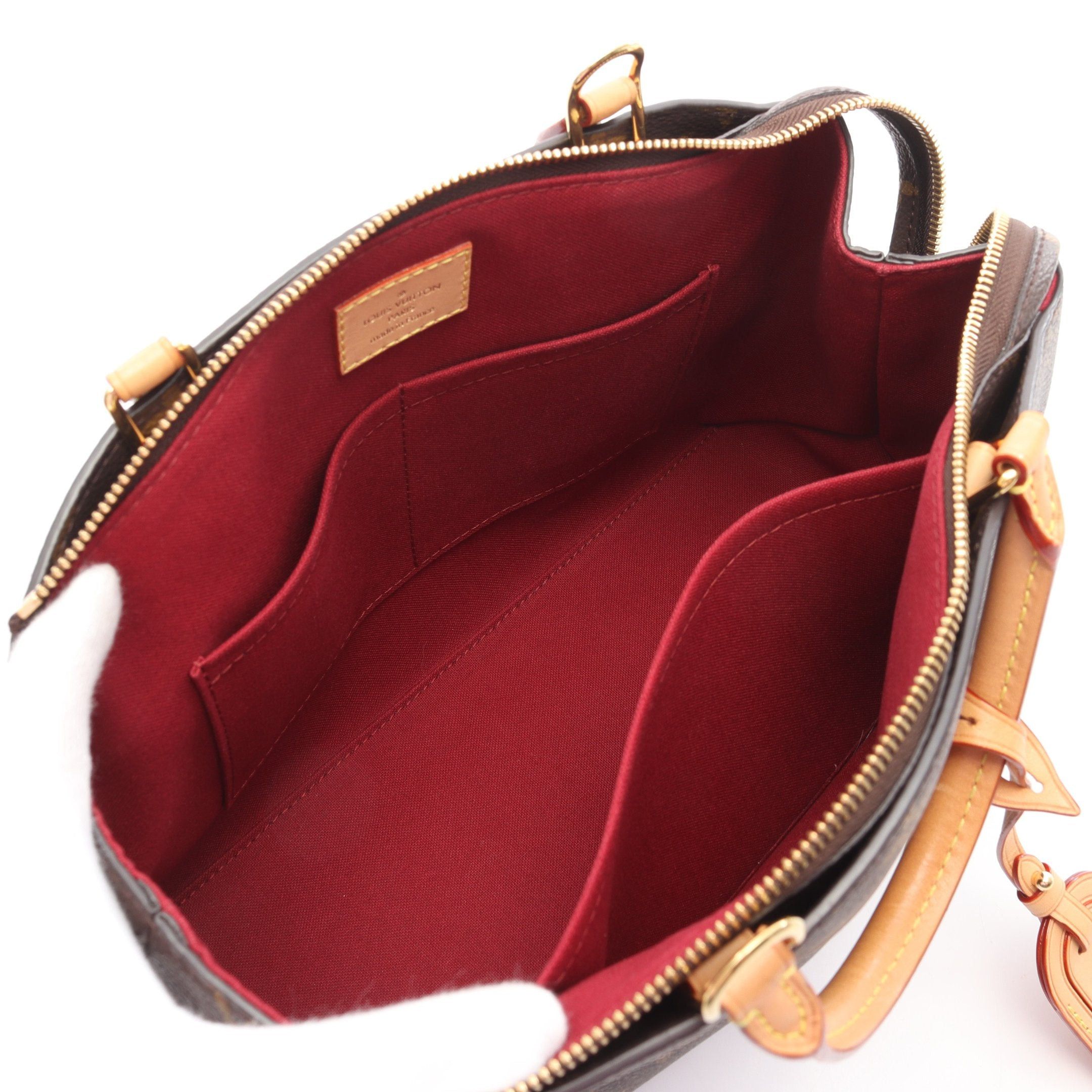 Louis Vuitton Louis Vuitton Petit Pare Pm Monogram Handbag Leather Brown Size ONE SIZE - 3 Thumbnail