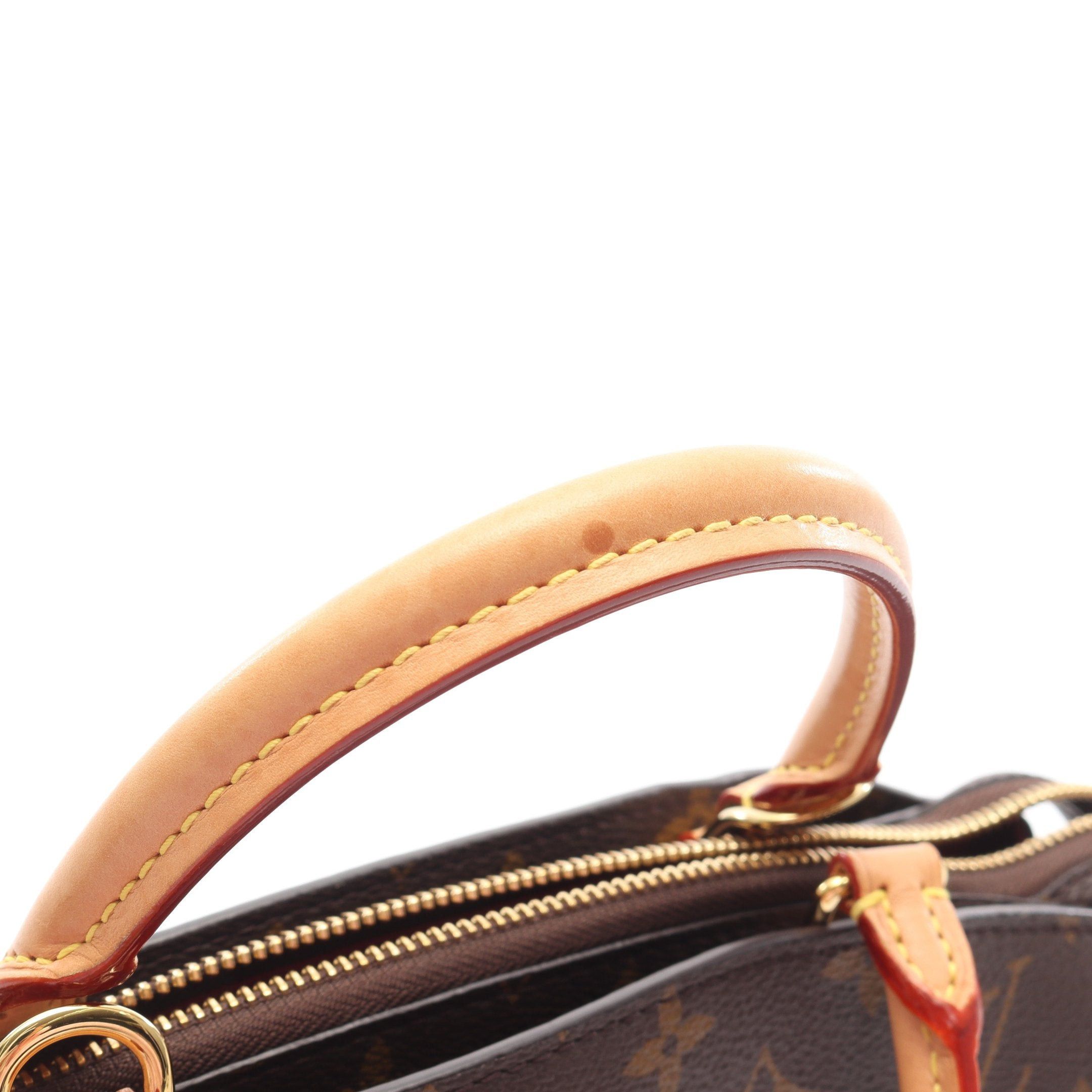 Louis Vuitton Louis Vuitton Petit Pare Pm Monogram Handbag Leather Brown Size ONE SIZE - 5 Thumbnail
