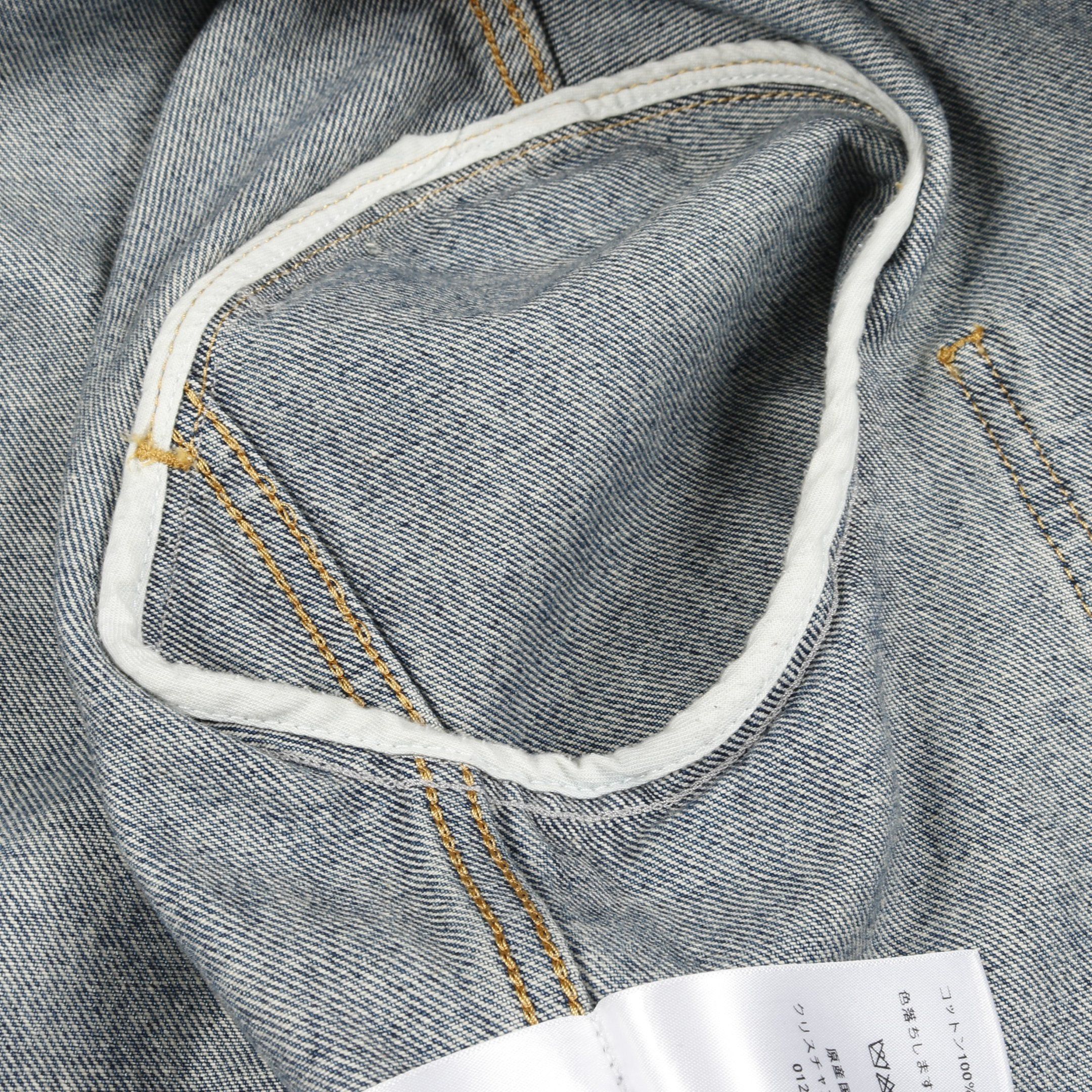 Dior Dior Bee Embroidery Denim Jacket Cotton Blue Size ONE SIZE - 5 Thumbnail