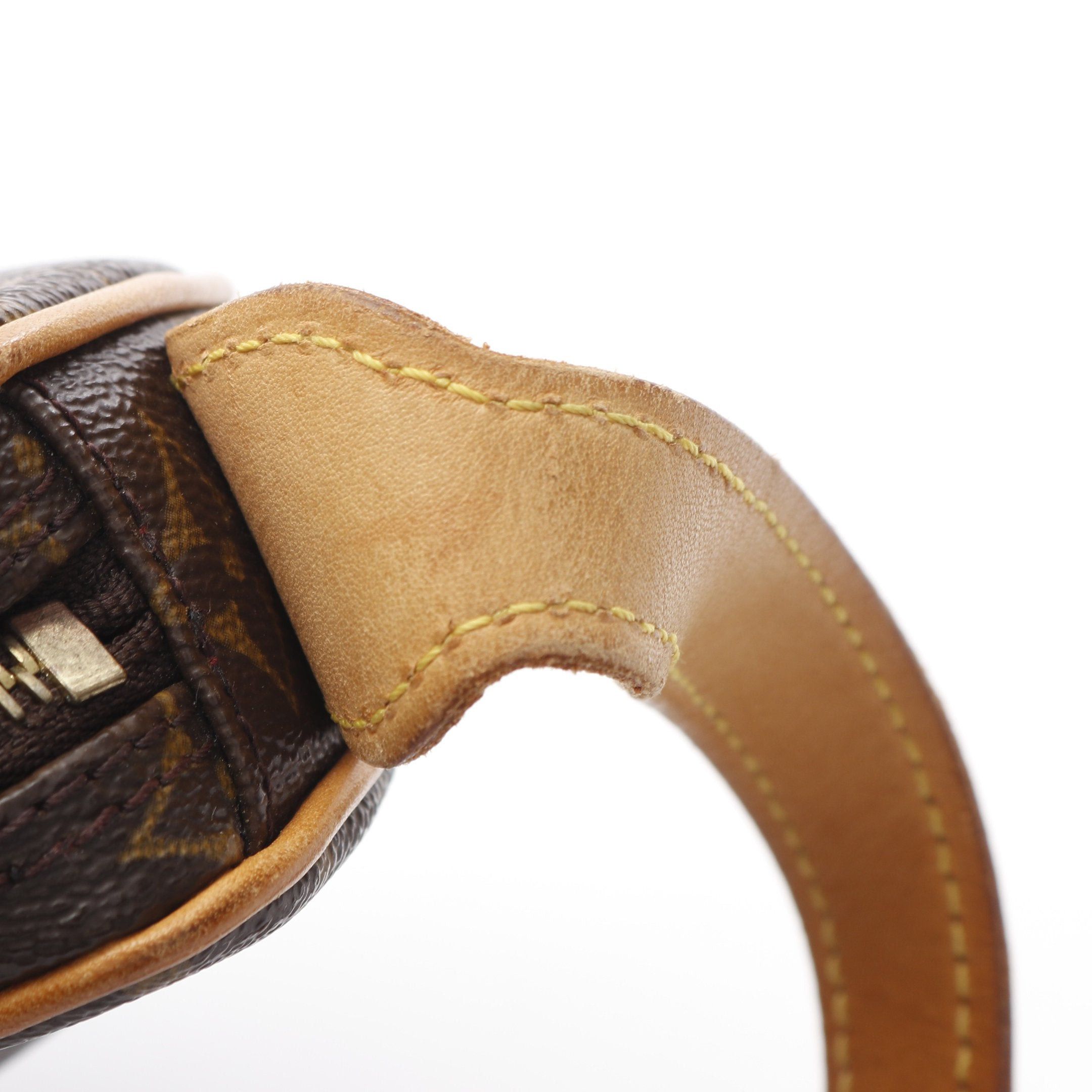 Louis Vuitton Louis Vuitton Pochette Croissant Monogram Shoulder Bag Leather Brown Size ONE SIZE - 9 Thumbnail