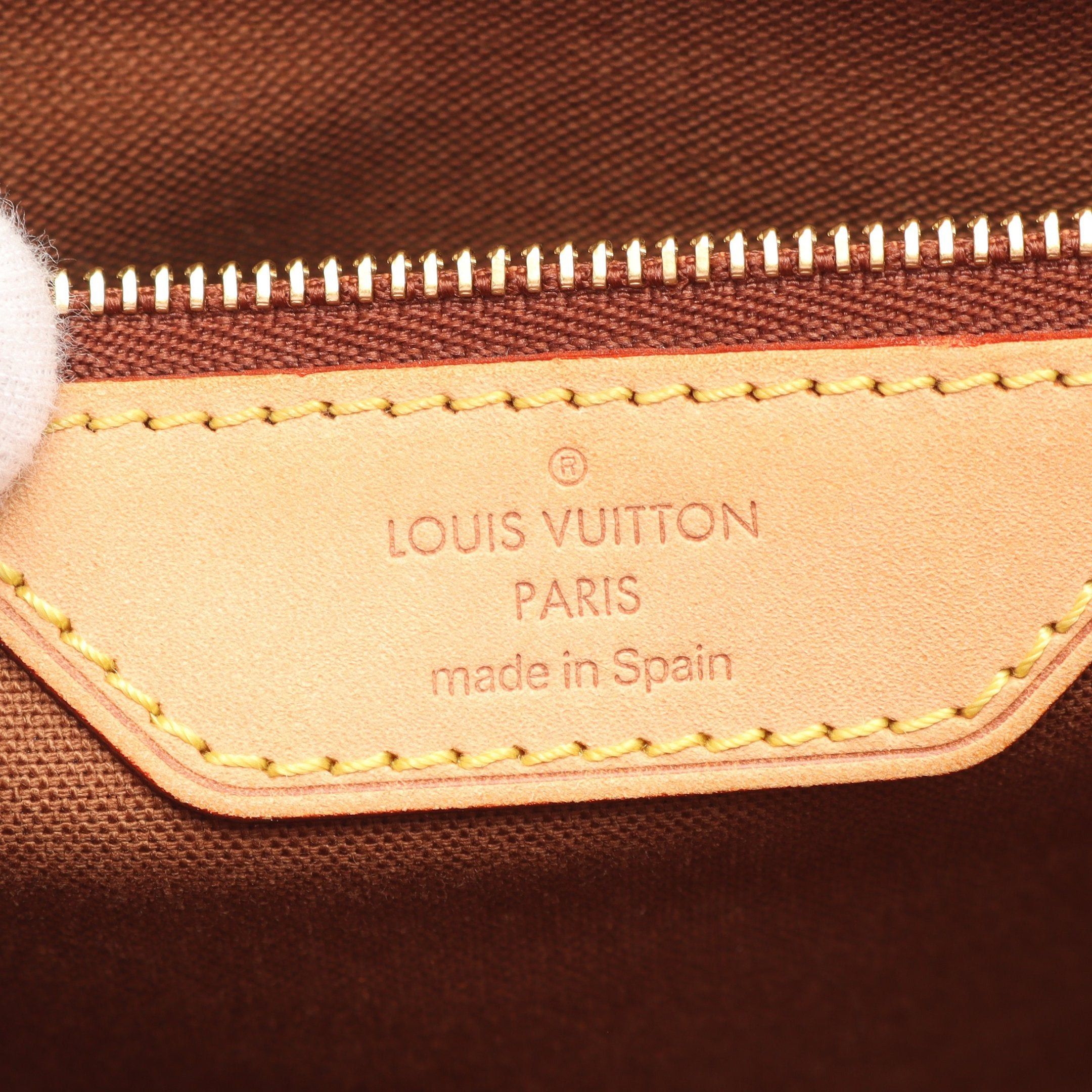Louis Vuitton Louis Vuitton Aves Monogram Shoulder Bag Leather Brown Size ONE SIZE - 4 Thumbnail