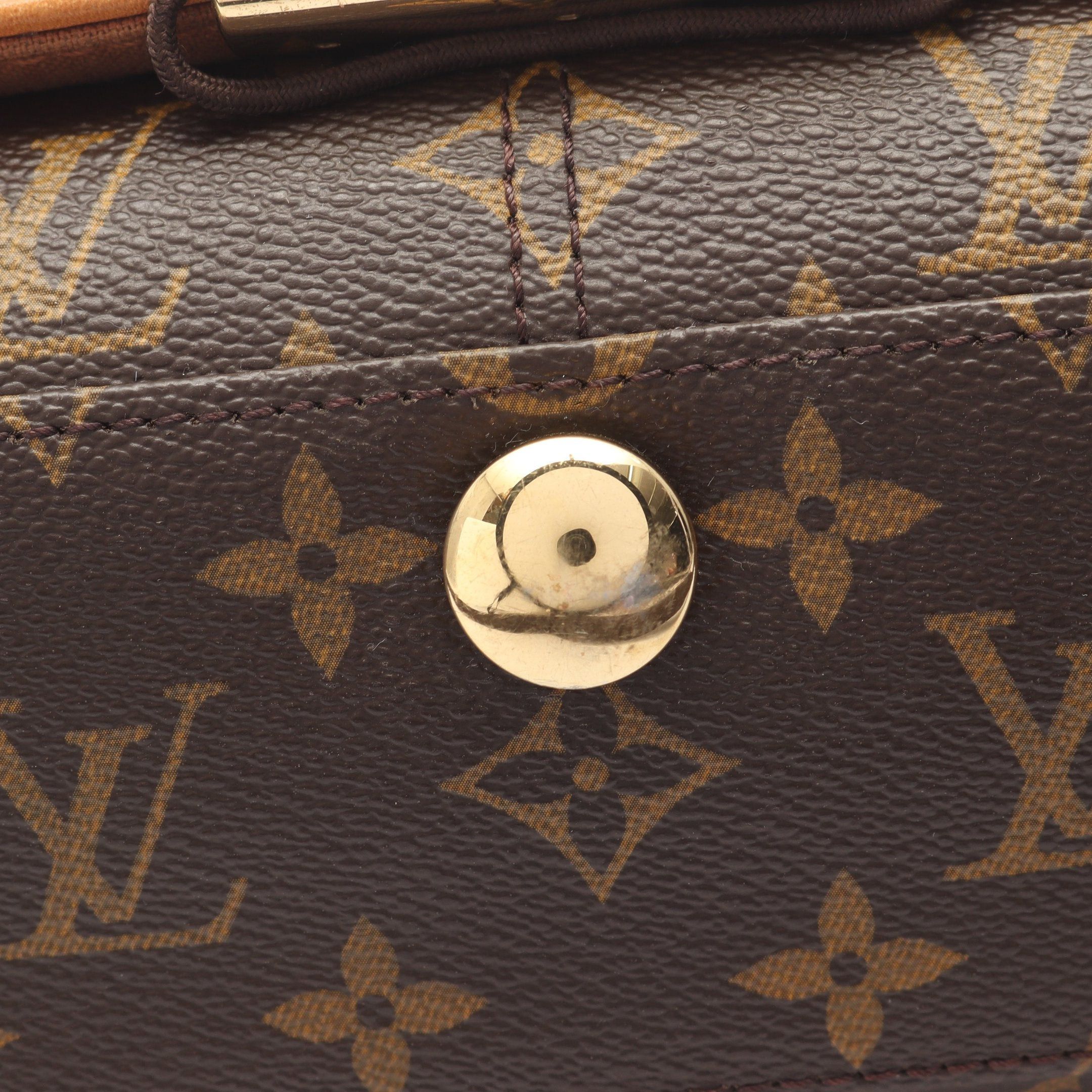 Louis Vuitton Louis Vuitton Aves Monogram Shoulder Bag Leather Brown Size ONE SIZE - 10 Thumbnail