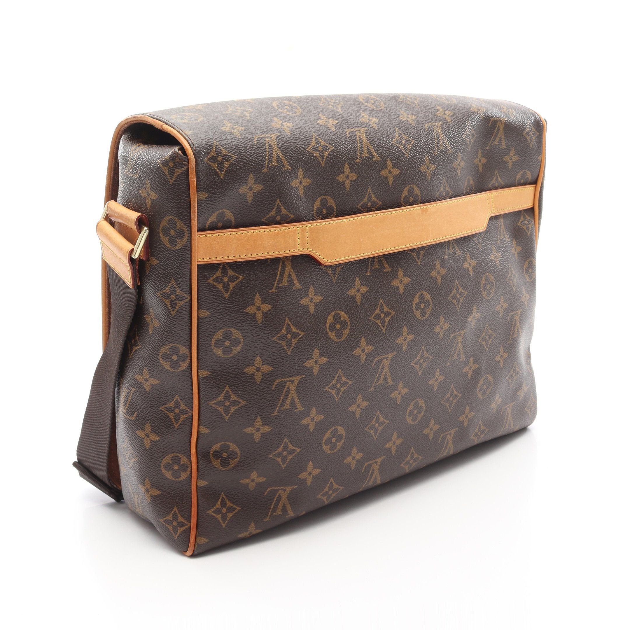 Louis Vuitton Louis Vuitton Aves Monogram Shoulder Bag Leather Brown Size ONE SIZE - 2 Thumbnail