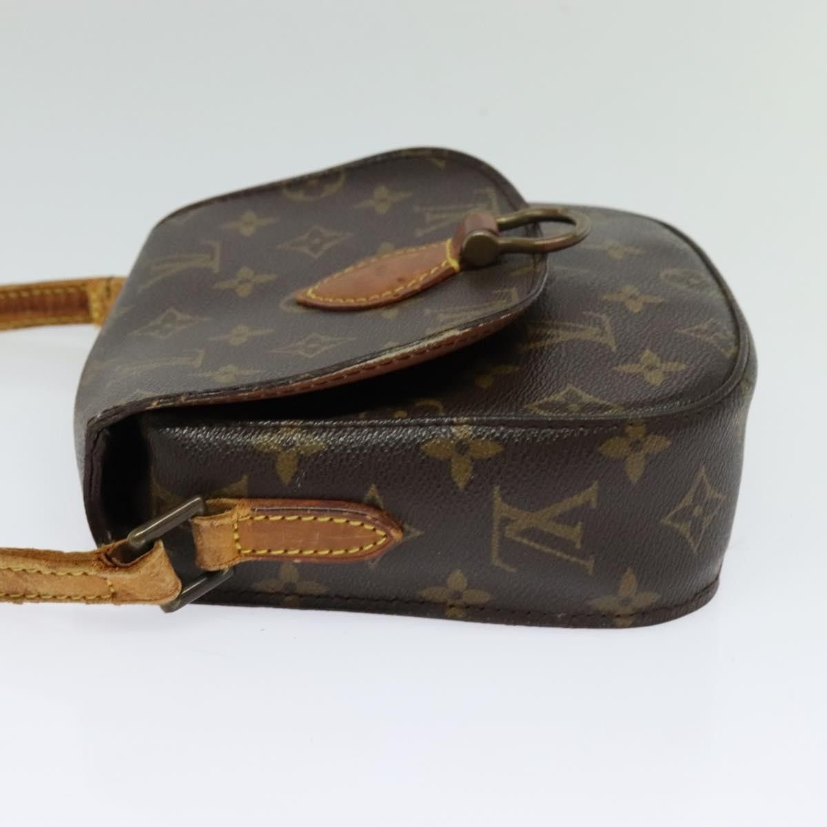 LOUIS VUITTON Monogram Saint Cloud PM Shoulder Bag M51244 LV Auth