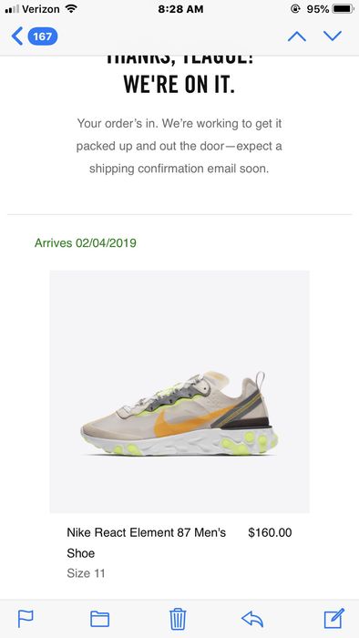 React 87 cheap touch of lime