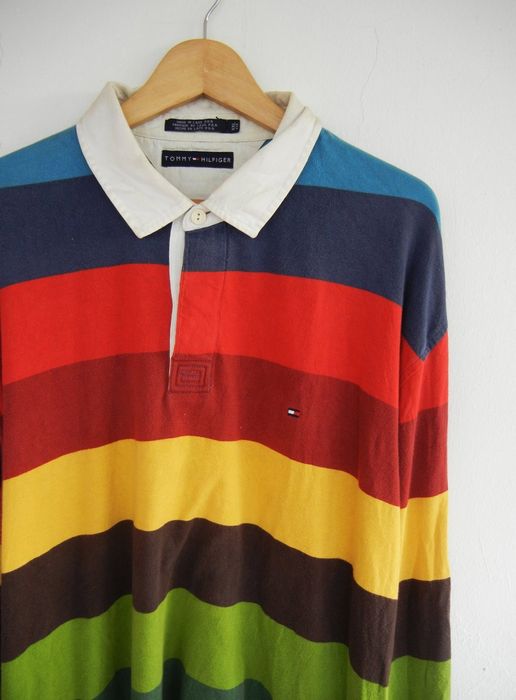 Tommy hilfiger best sale multicolor polo