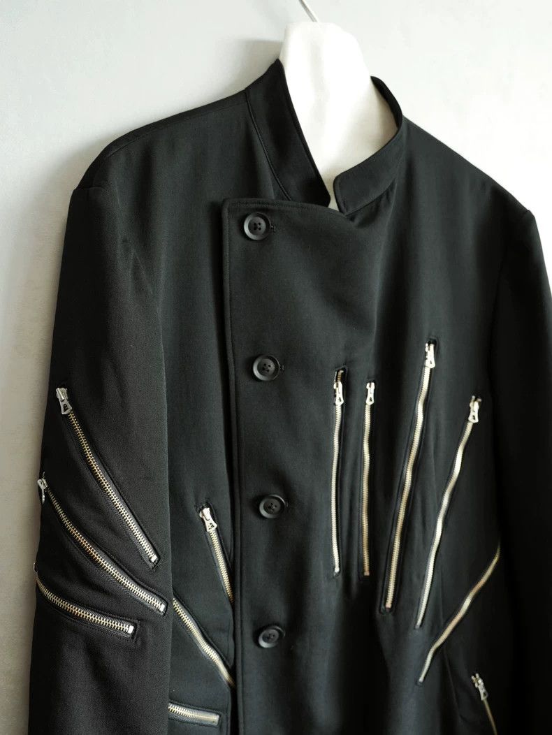 Yohji Yamamoto 19SS Flower zipper runway coat