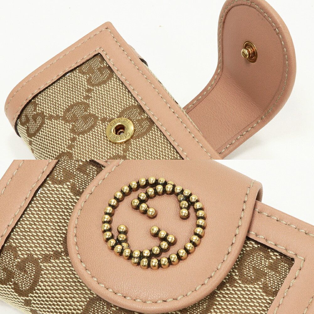 Gucci Gucci Gucci GG Studs Canvas Calf 6 Key Case Canvas Key case 269979 DUTY FREE for USA Size ONE SIZE - 4 Thumbnail