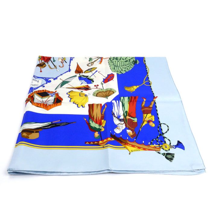 Hermes Hermes Hermes OMBRELLES ET PARARLUIES Silk Scarf Others Scarf DUTY FREE for USA Size ONE SIZE - 4 Thumbnail