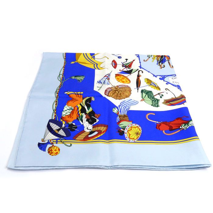 Hermes Hermes Hermes OMBRELLES ET PARARLUIES Silk Scarf Others Scarf DUTY FREE for USA Size ONE SIZE - 3 Thumbnail