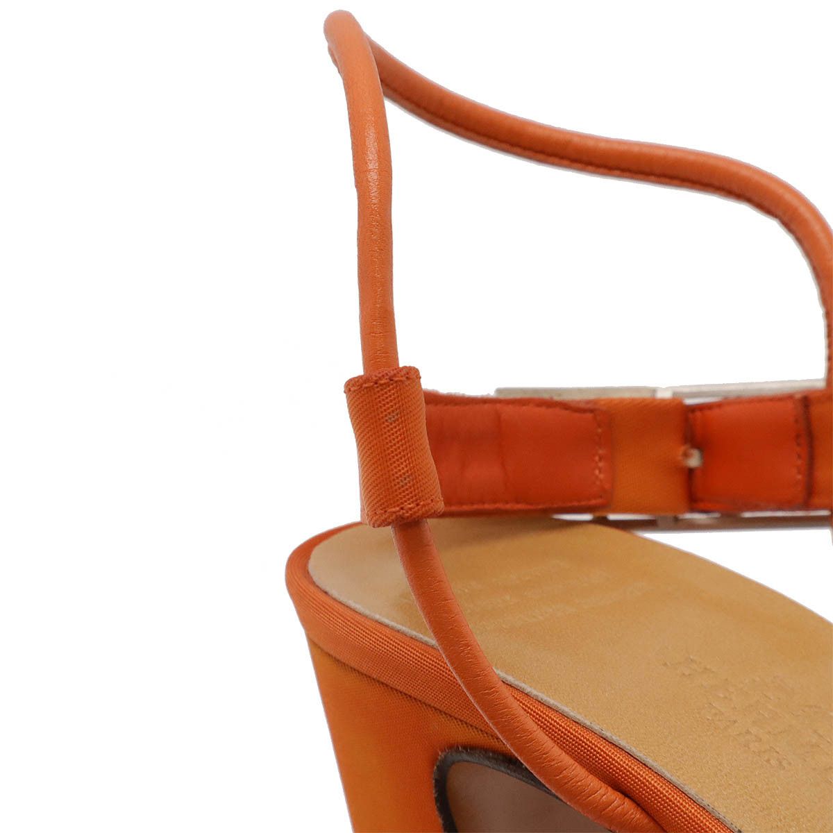 Hermes Hermes Hermes Strap Sandal Nylon Leather Sandal Leather Shoes DUTY FREE for USA Size ONE SIZE - 8 Thumbnail