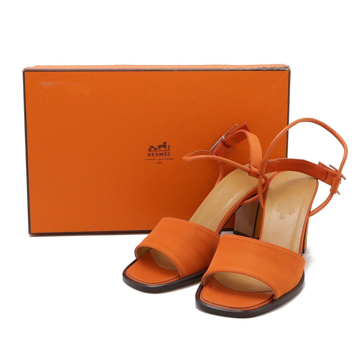 Hermes Hermes Hermes Strap Sandal Nylon Leather Sandal Leather Shoes DUTY FREE for USA Size ONE SIZE - 9 Thumbnail