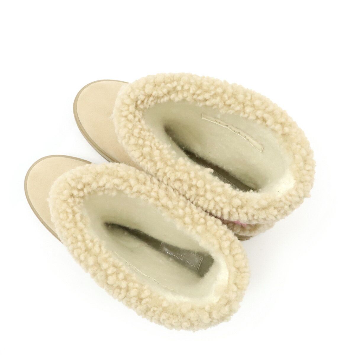 Louis Vuitton Louis Vuitton Louis Vuitton Snowdrop Line Suede Calf/Shearling Ankle Boots Limited Suede Shoes 1A95E6 DUTY FREE for USA Size ONE SIZE - 7 Thumbnail