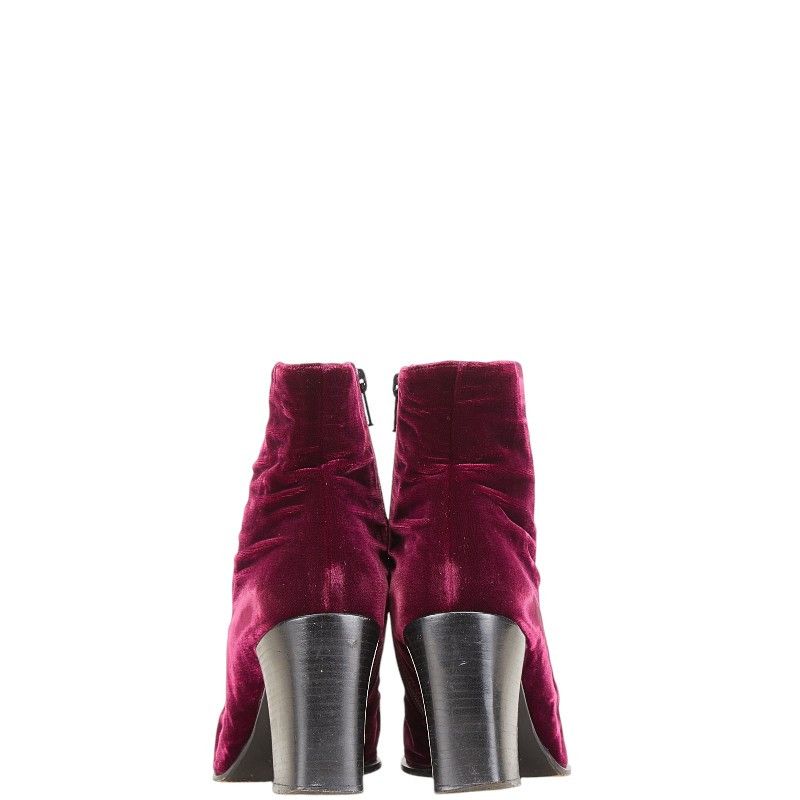 Prada Prada Prada Unnamed Velour Boots Suede Shoes Size ONE SIZE - 3 Thumbnail