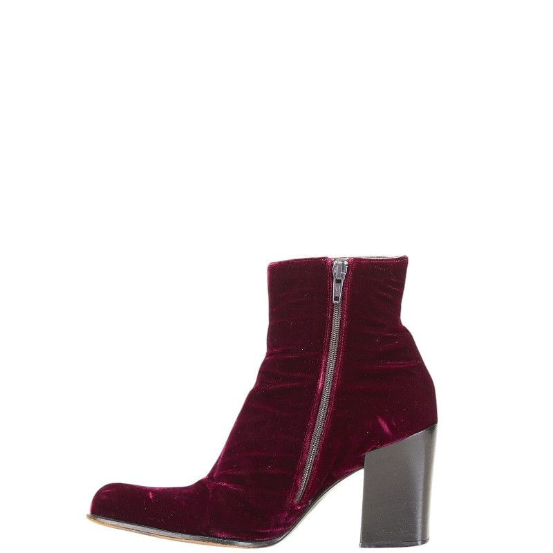 Prada Prada Prada Unnamed Velour Boots Suede Shoes Size ONE SIZE - 5 Thumbnail