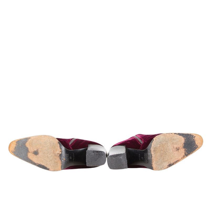 Prada Prada Prada Unnamed Velour Boots Suede Shoes Size ONE SIZE - 6 Thumbnail