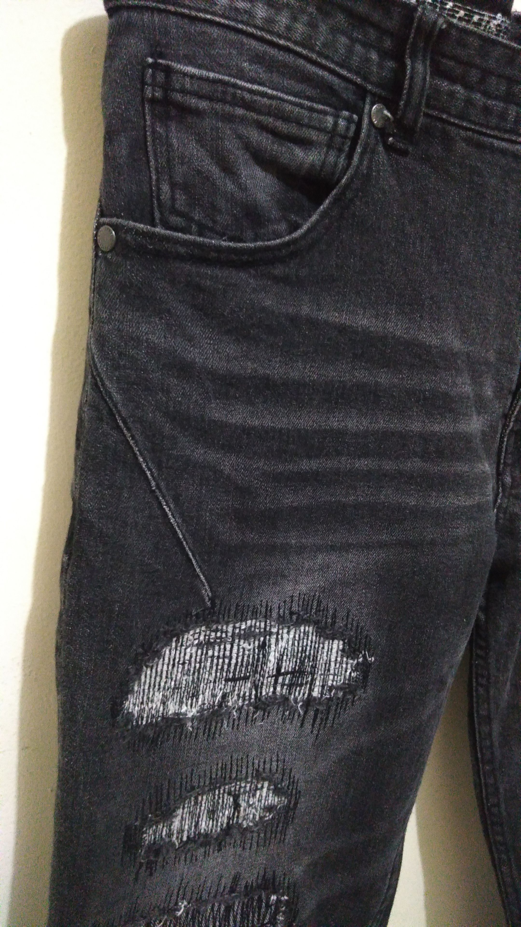 NANO universe × Number (N)ine Number Nine Distressed Jeans Size US 32 / EU 48 - 8 Thumbnail