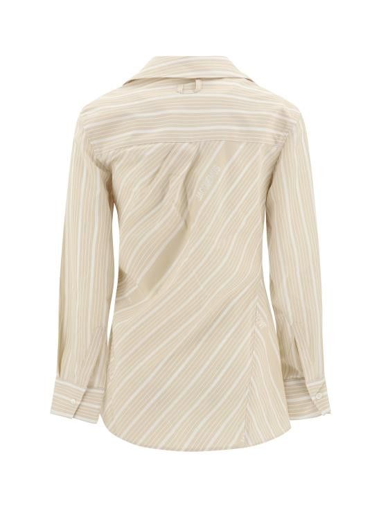 Jacquemus JACQUEMUS Women Shirts 243SH0621691 1GY BEIGE Size M / US 6-8 / IT 42-44 - 2 Thumbnail