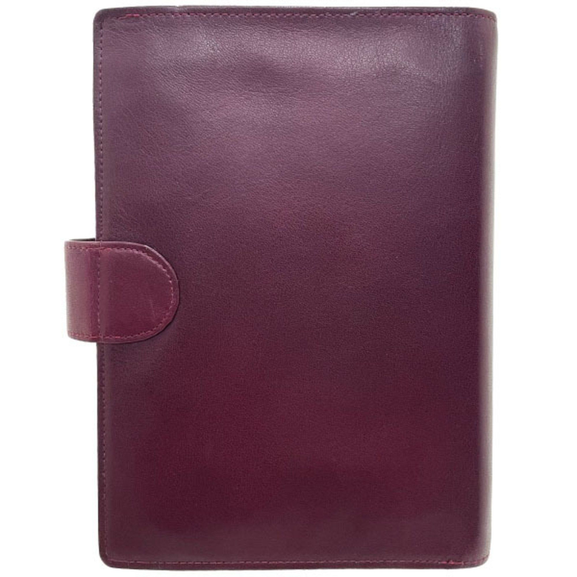 Burberry Burberry London Planner Cover Leather Bordeaux BURBERRY OF LONDON Burberrys Agenda Address Book Memo Pad Notebook Stationery 6-Hole TRN-14936 Size ONE SIZE - 2 Thumbnail