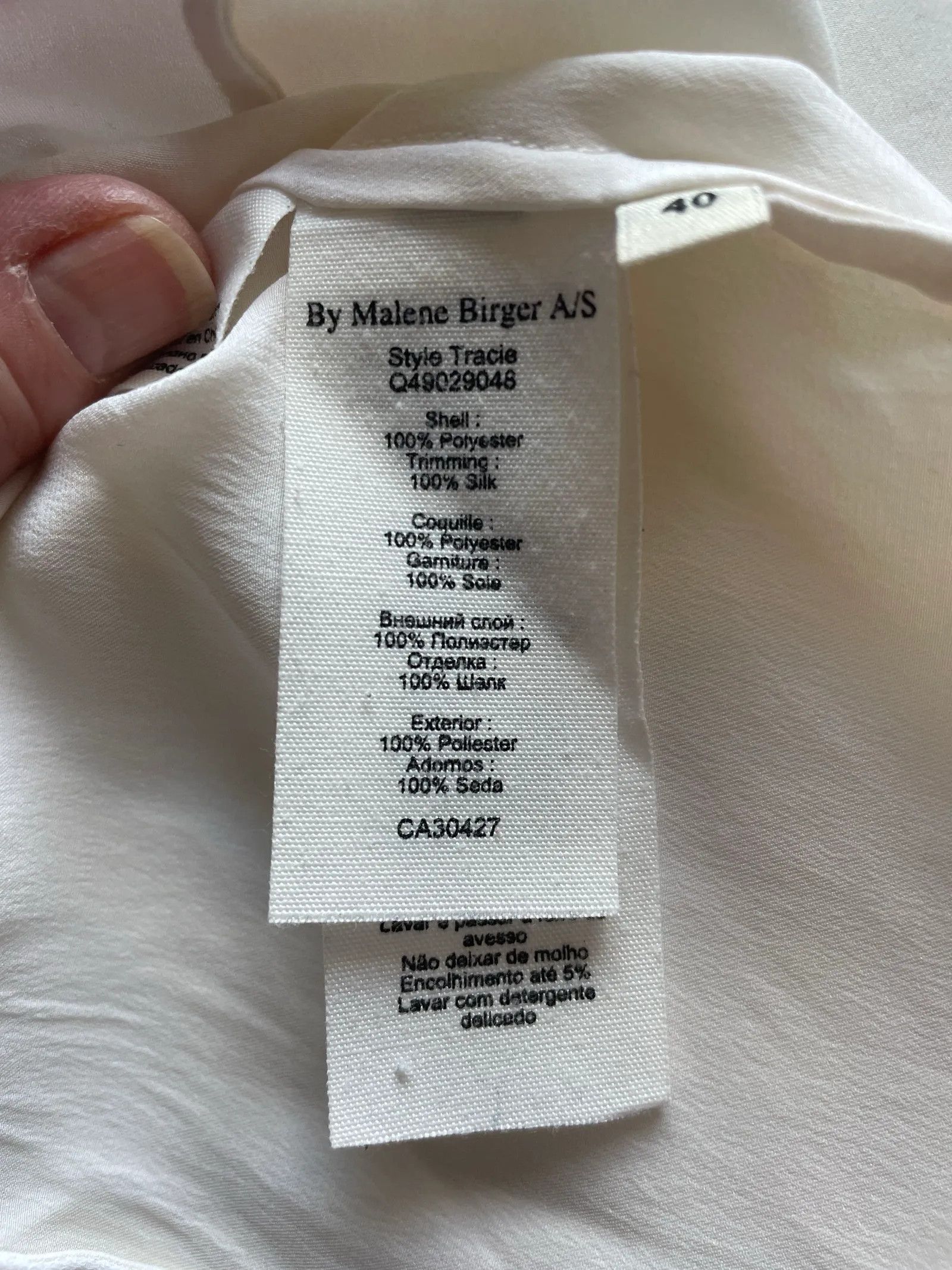 By Malene Birger By Malene Birger Tracie Q49029048 Blouse Size M / US 6-8 / IT 42-44 - 3 Thumbnail