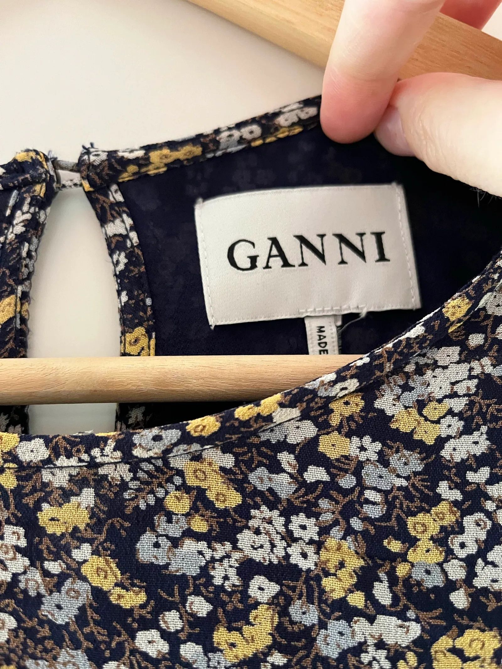 Ganni Ganni Dress Size L / US 10 / IT 46 - 3 Thumbnail