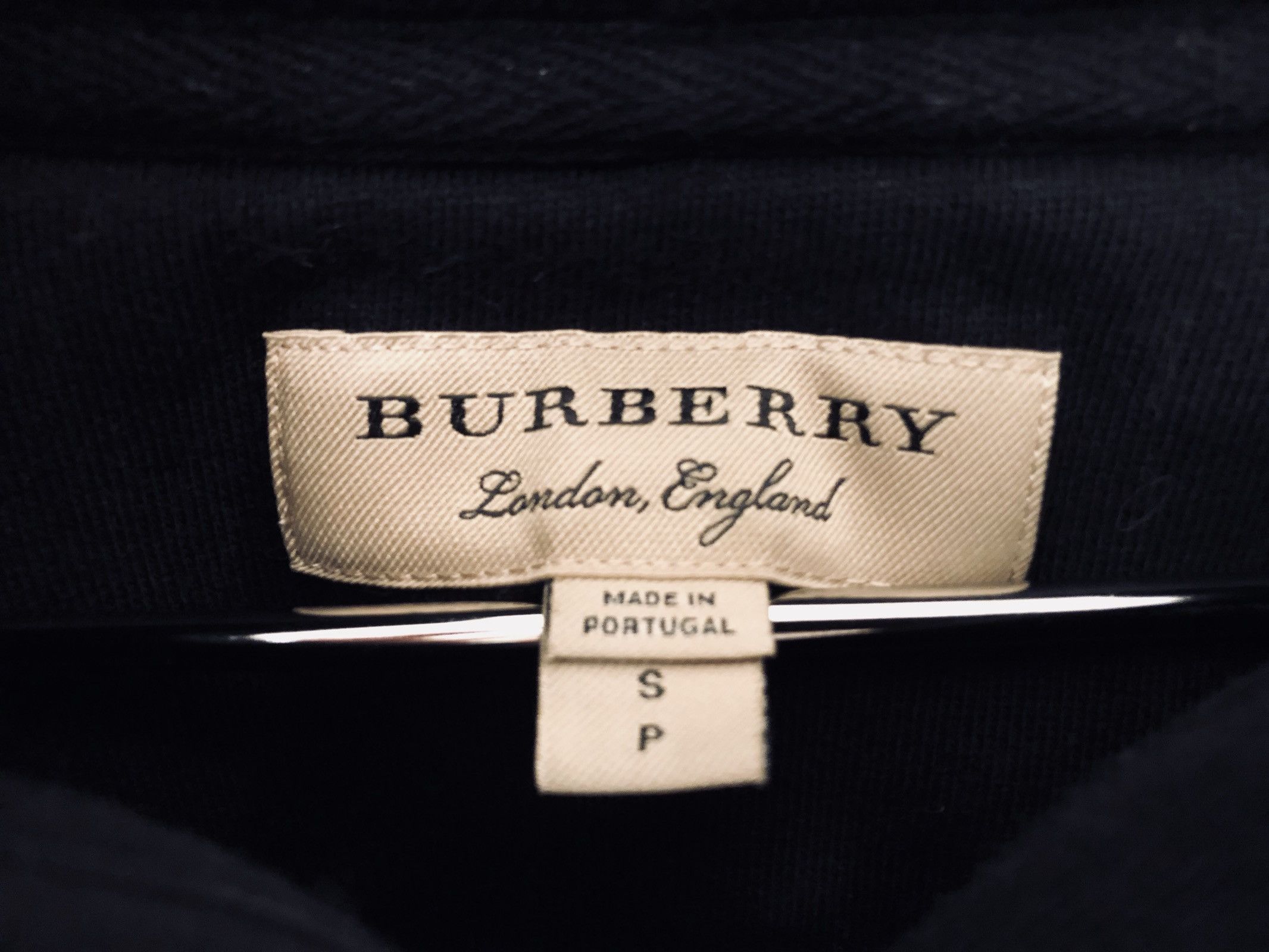 Burberry Embroidered Archive Logo Jersey Hoodie Grailed