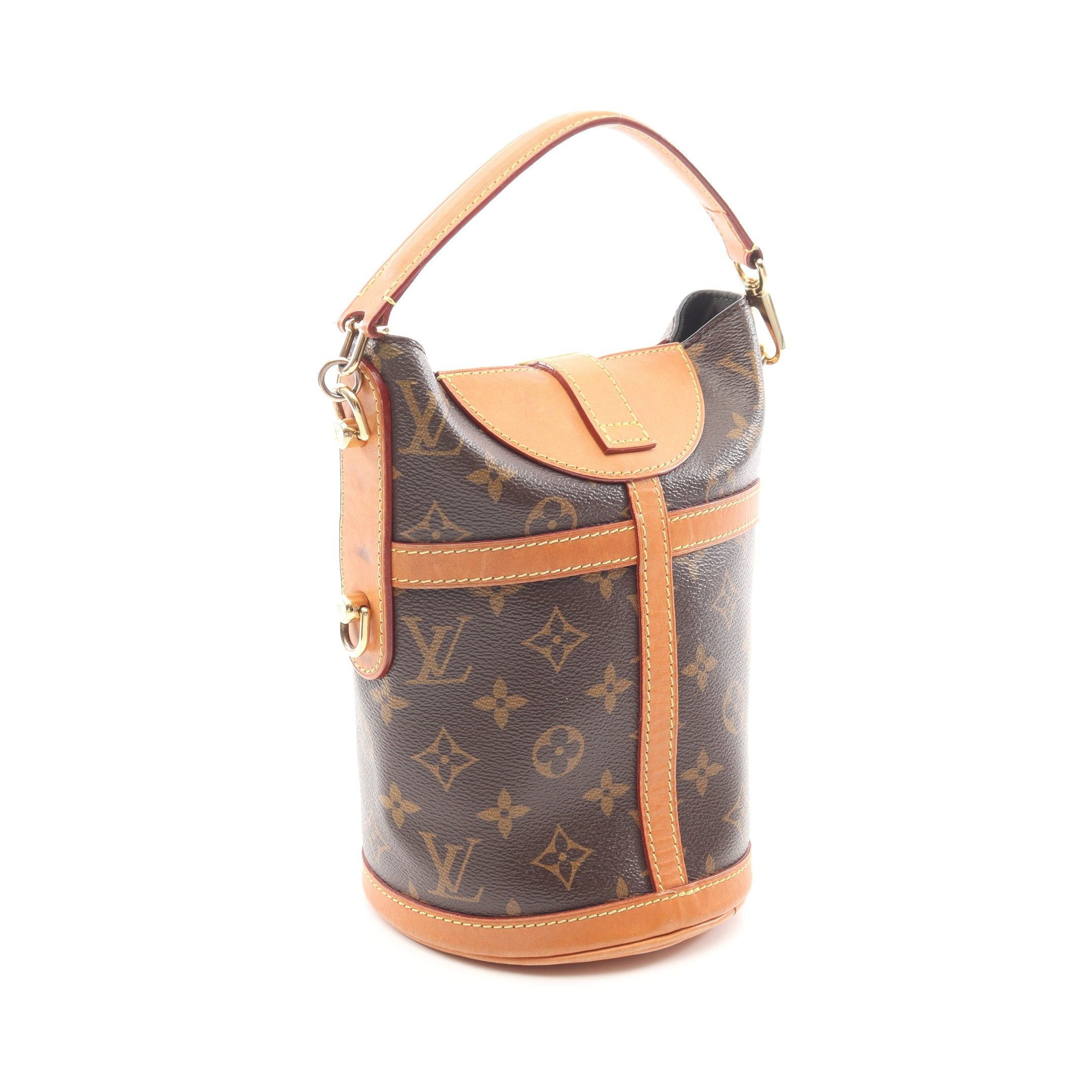 Louis Vuitton Louis Vuitton Duffel Bag Monogram Handbag Leather Brown Size ONE SIZE - 2 Thumbnail