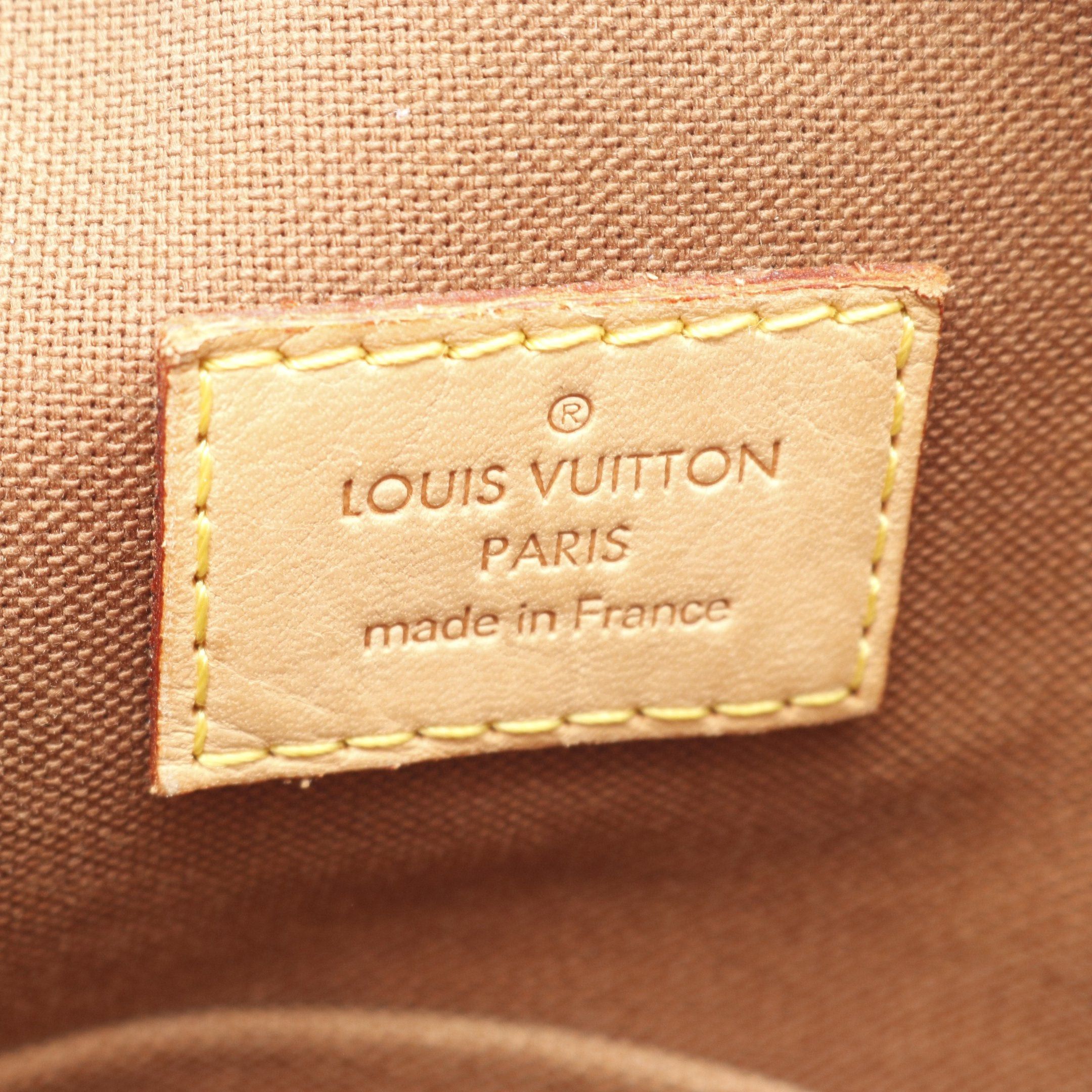Louis Vuitton Louis Vuitton Batignolles Monogram Handbag Leather Brown Size ONE SIZE - 4 Thumbnail