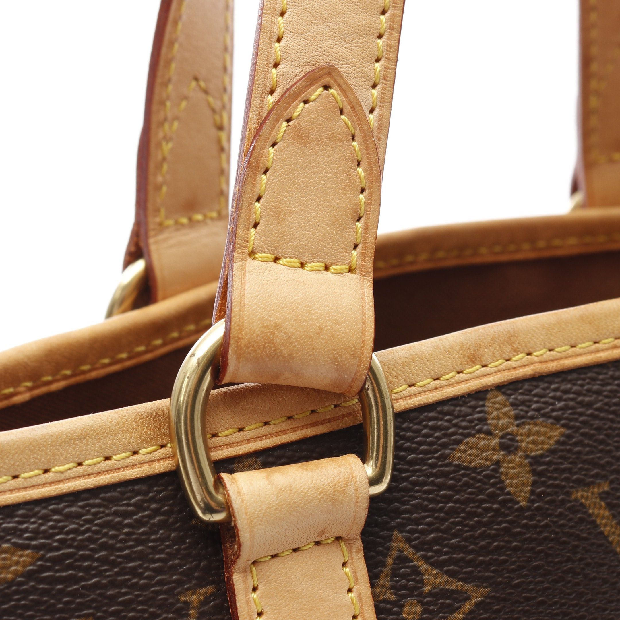 Louis Vuitton Louis Vuitton Batignolles Monogram Handbag Leather Brown Size ONE SIZE - 9 Thumbnail