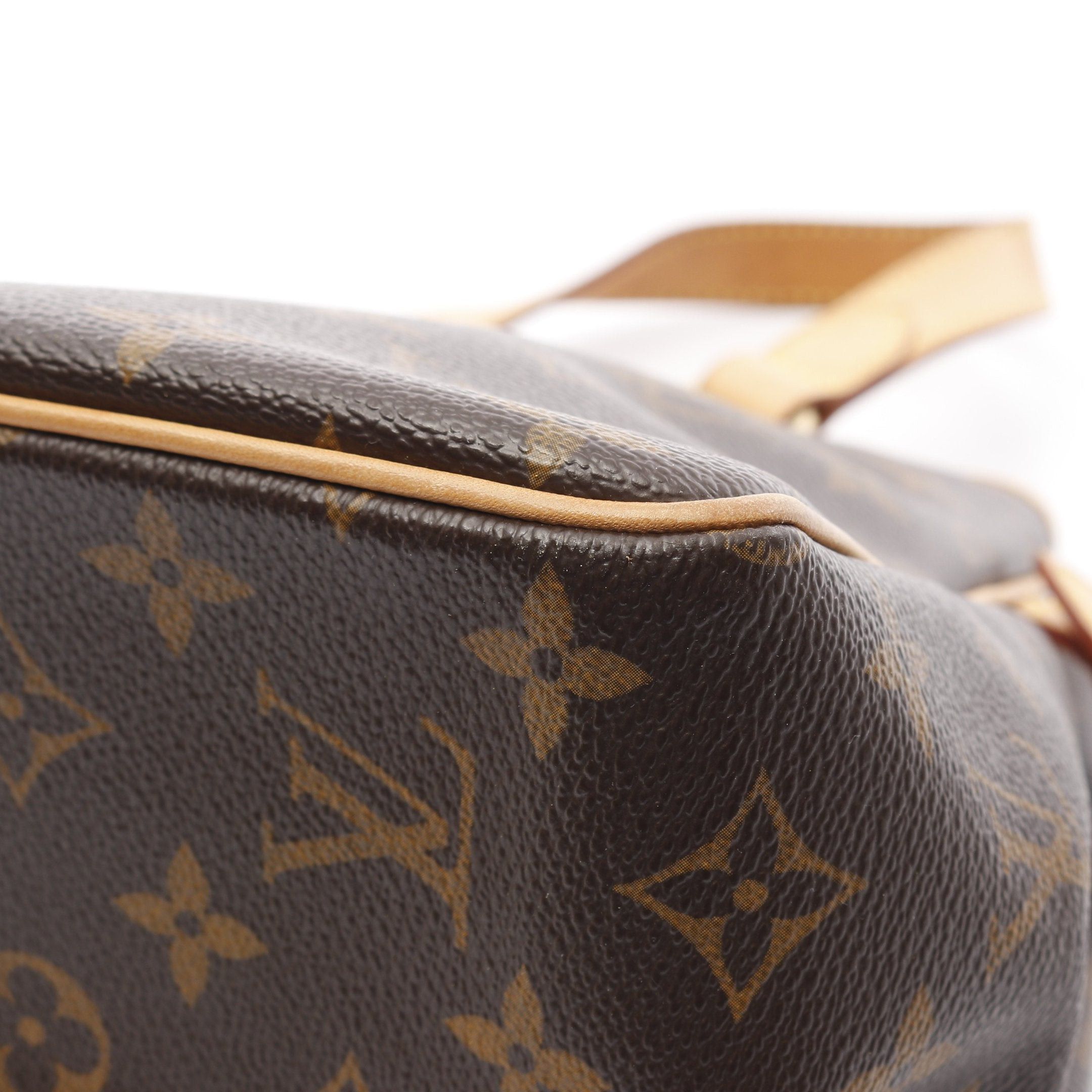 Louis Vuitton Louis Vuitton Batignolles Monogram Handbag Leather Brown Size ONE SIZE - 10 Thumbnail