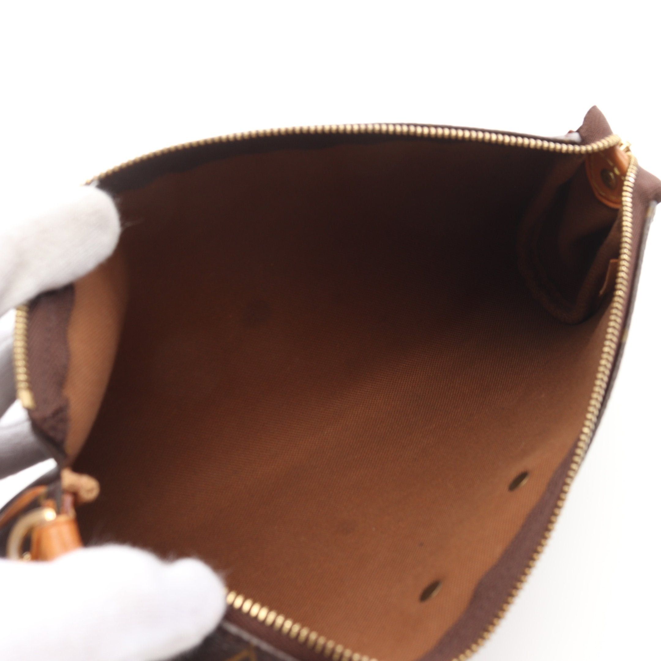 Louis Vuitton Louis Vuitton Eva Monogram Chain Shoulder Bag Leather Brown Size ONE SIZE - 3 Thumbnail