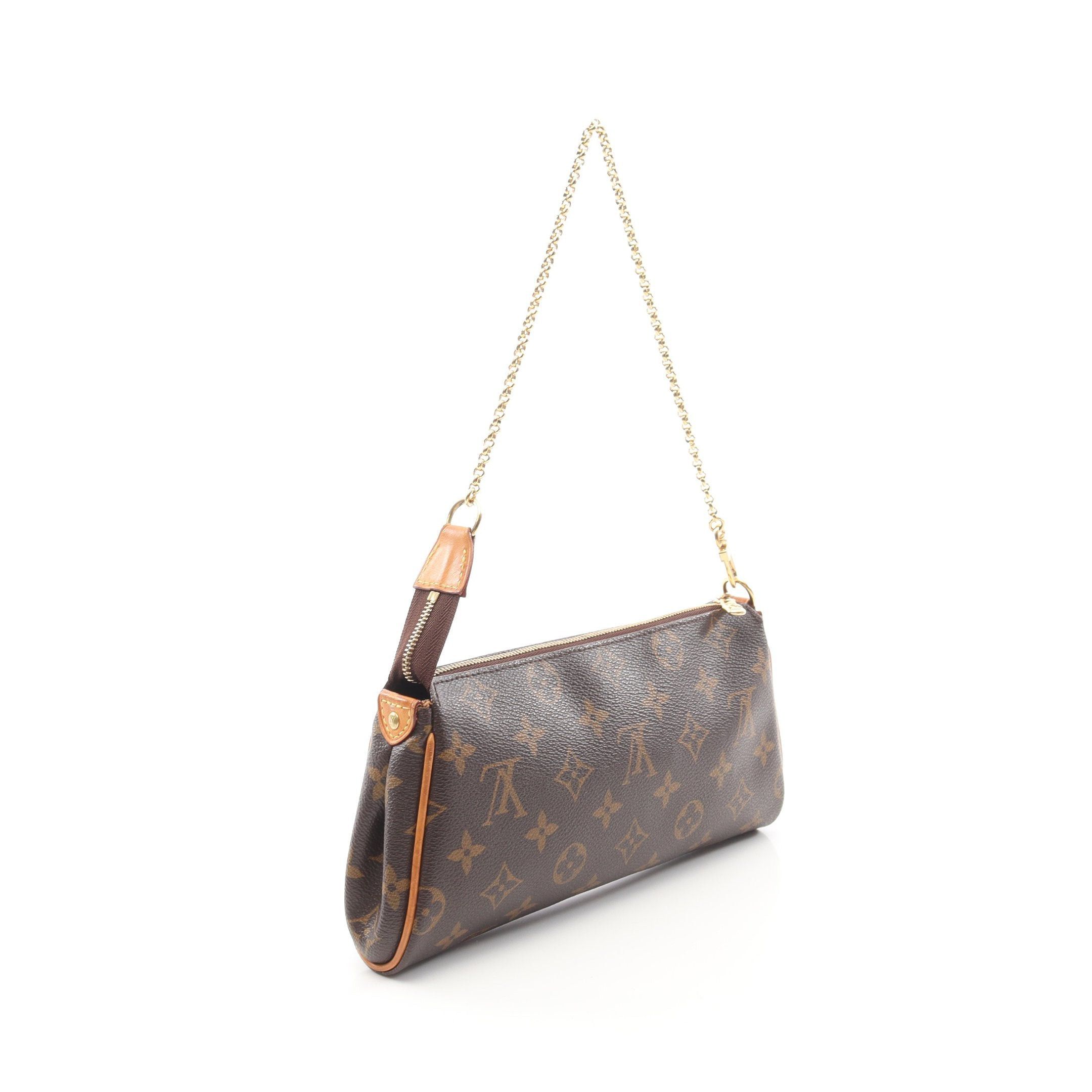 Louis Vuitton Louis Vuitton Eva Monogram Chain Shoulder Bag Leather Brown Size ONE SIZE - 2 Thumbnail