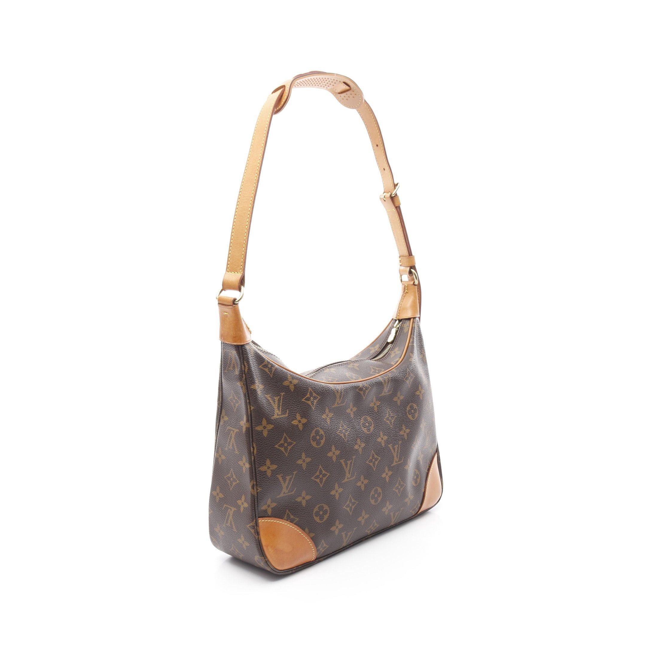 Louis Vuitton Louis Vuitton Boulogne Pm Monogram Shoulder Bag Leather Brown Size ONE SIZE - 2 Thumbnail