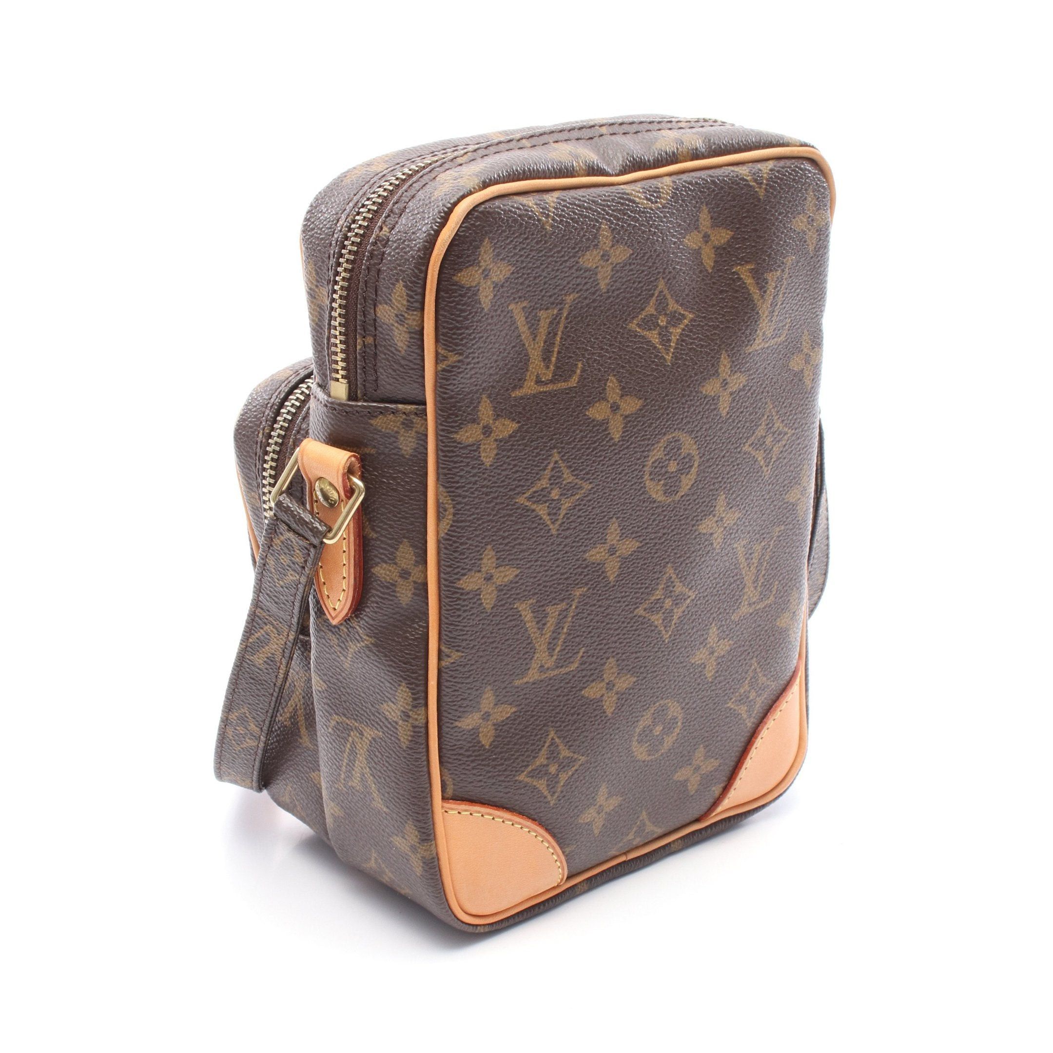 Louis Vuitton Louis Vuitton Amazon Monogram Shoulder Bag Leather Brown Size ONE SIZE - 2 Thumbnail