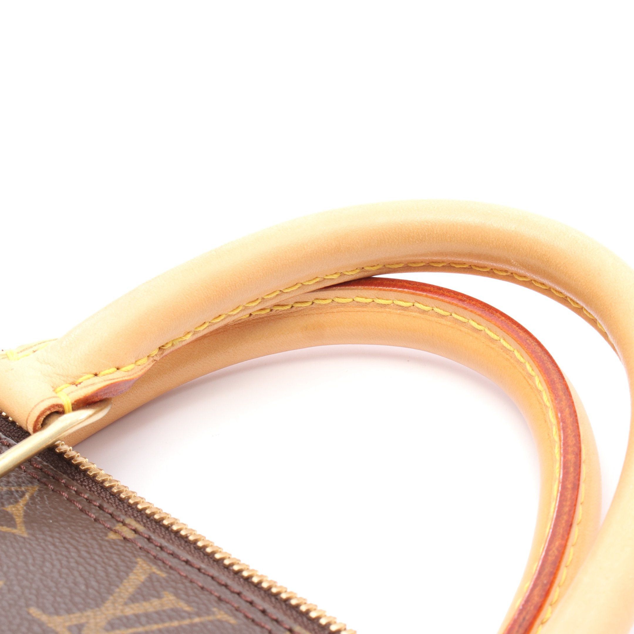 Louis Vuitton Louis Vuitton Alma Pm Monogram Handbag Leather Brown Size ONE SIZE - 7 Thumbnail