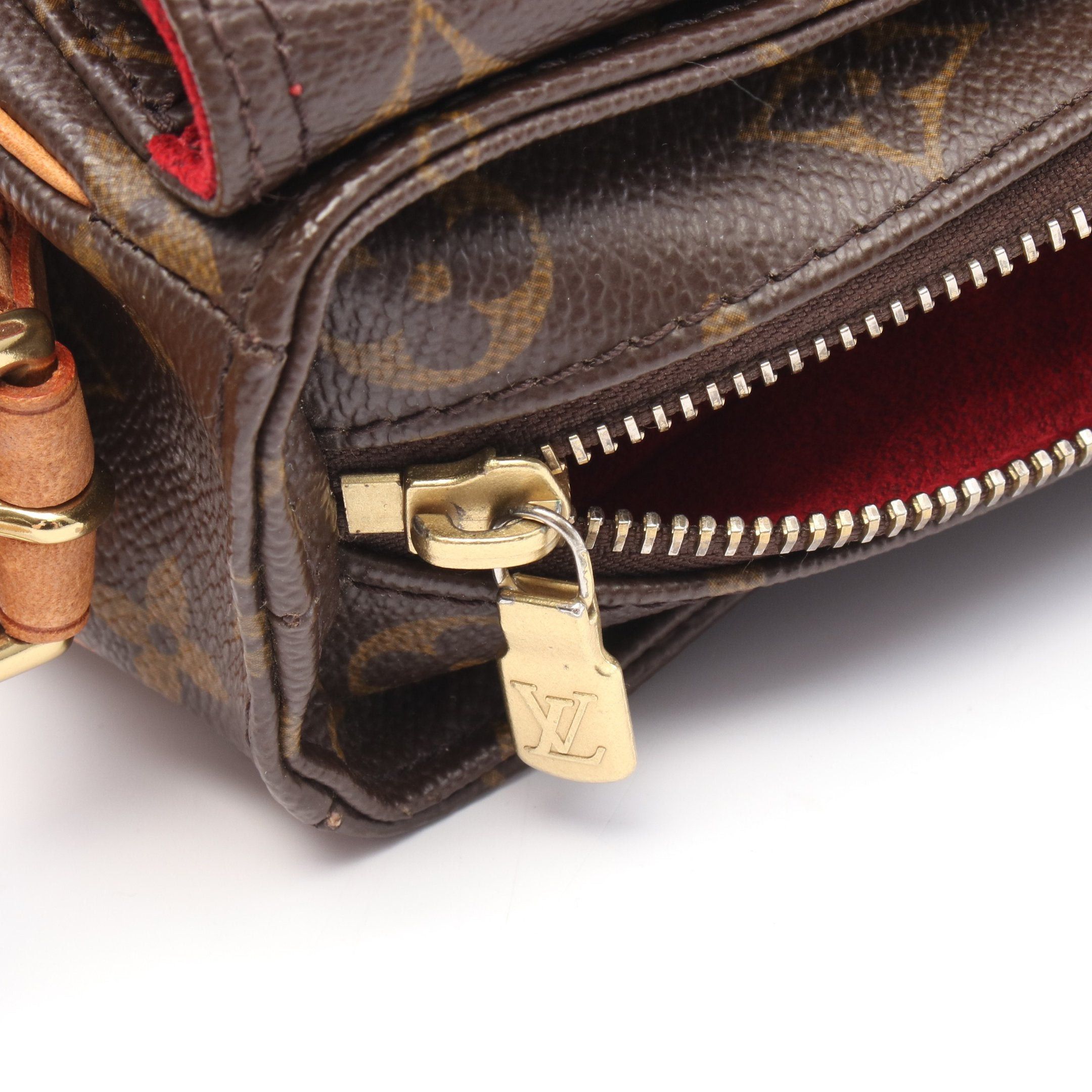 Louis Vuitton Louis Vuitton Vivacite Mm Monogram Shoulder Bag Leather Brown Size ONE SIZE - 7 Thumbnail