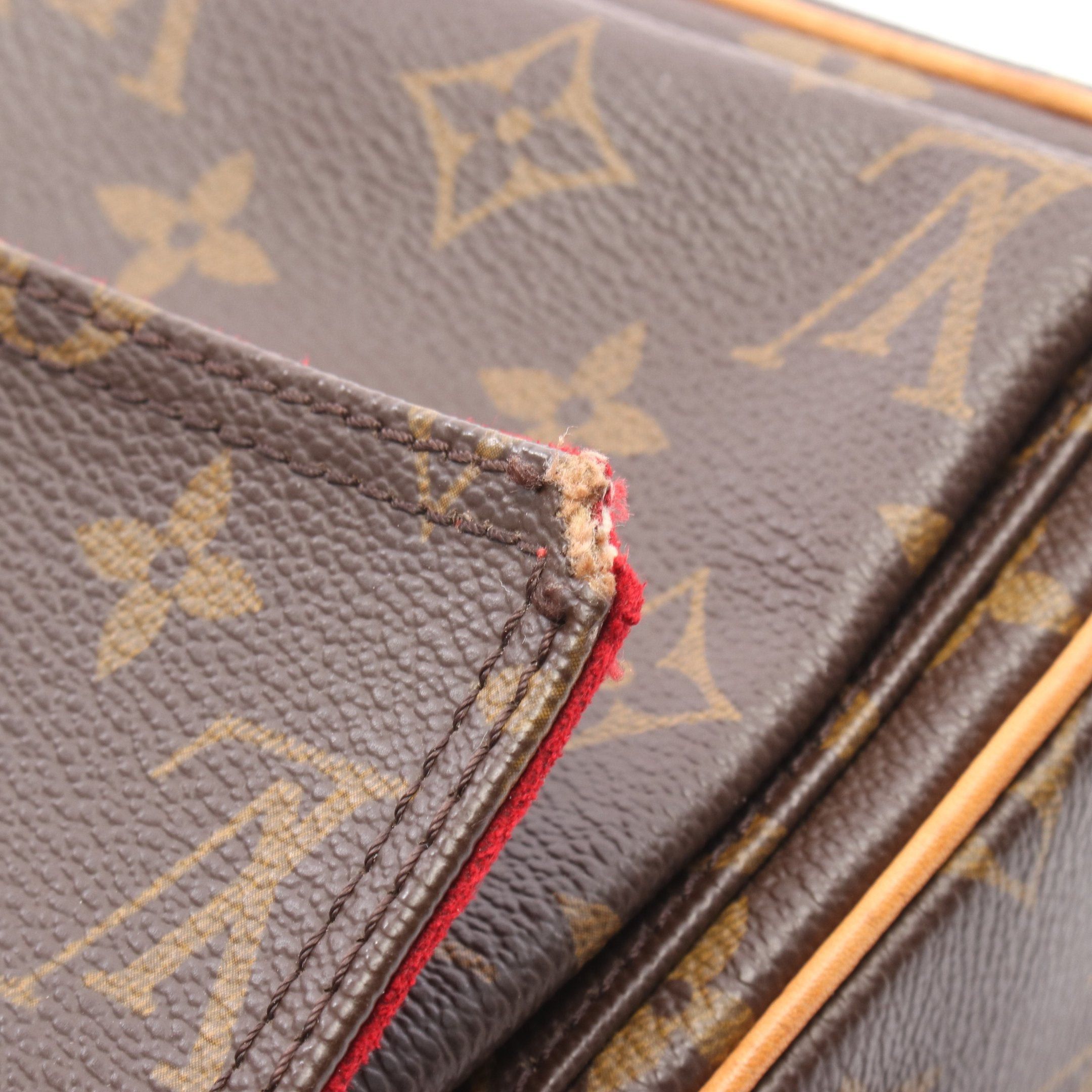 Louis Vuitton Louis Vuitton Vivacite Mm Monogram Shoulder Bag Leather Brown Size ONE SIZE - 6 Thumbnail