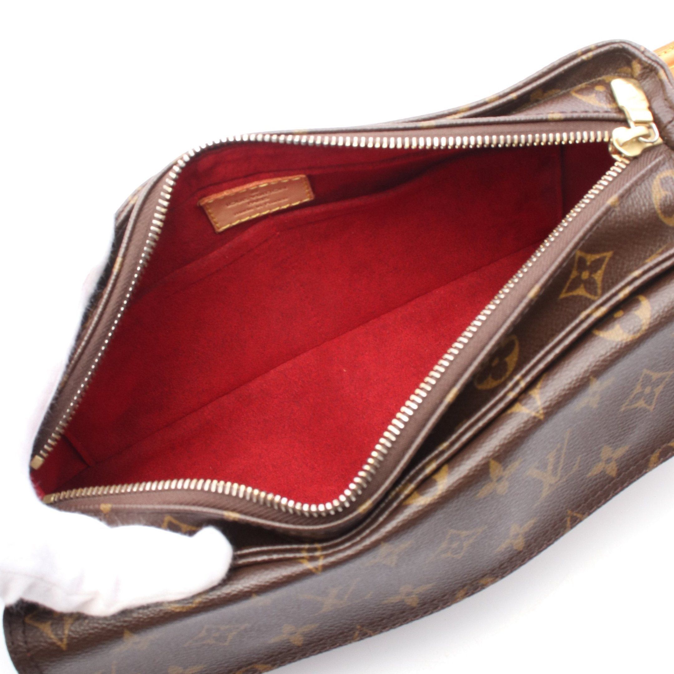 Louis Vuitton Louis Vuitton Vivacite Mm Monogram Shoulder Bag Leather Brown Size ONE SIZE - 3 Thumbnail