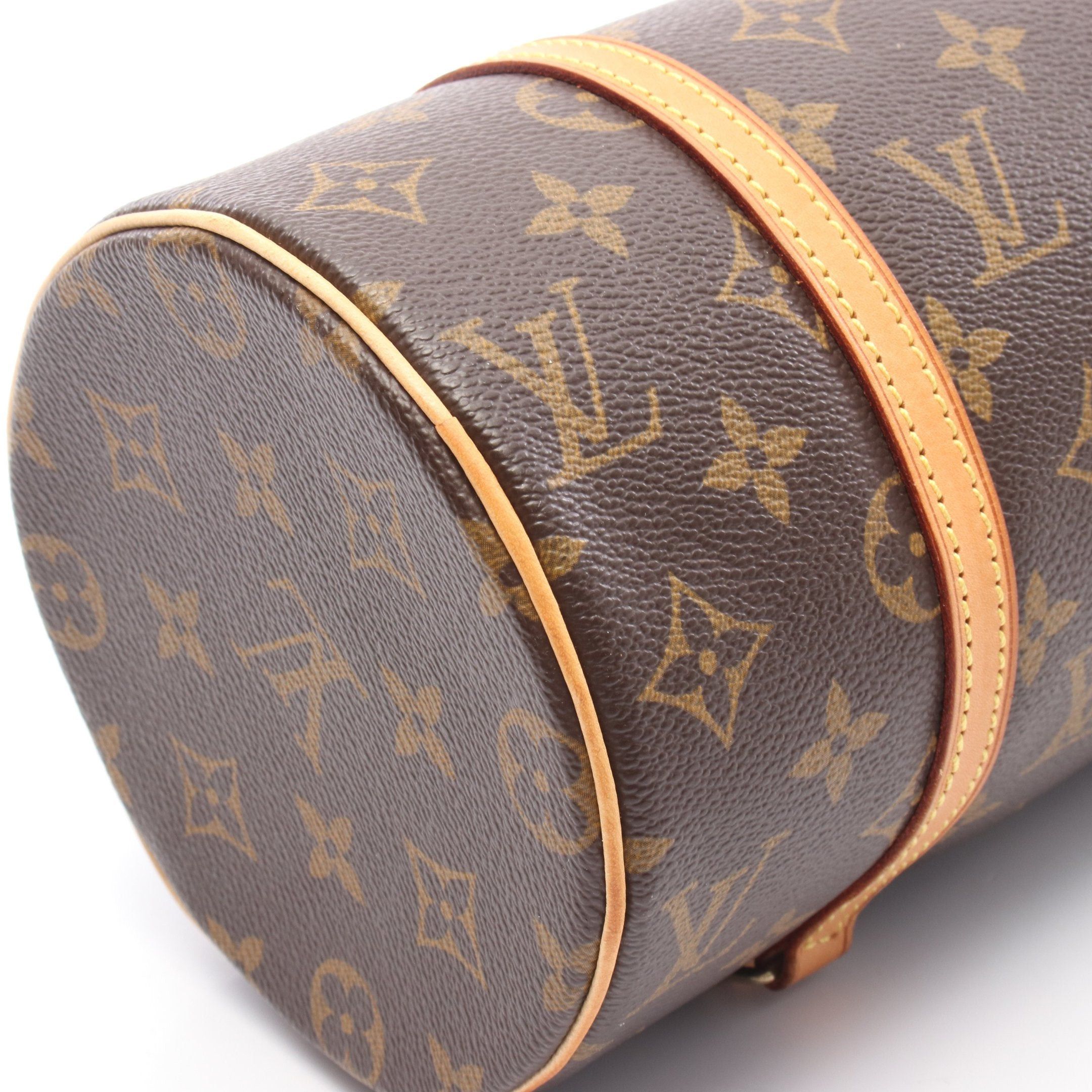 Louis Vuitton Louis Vuitton Papillon 26 Monogram Handbag Leather Brown Size ONE SIZE - 8 Thumbnail