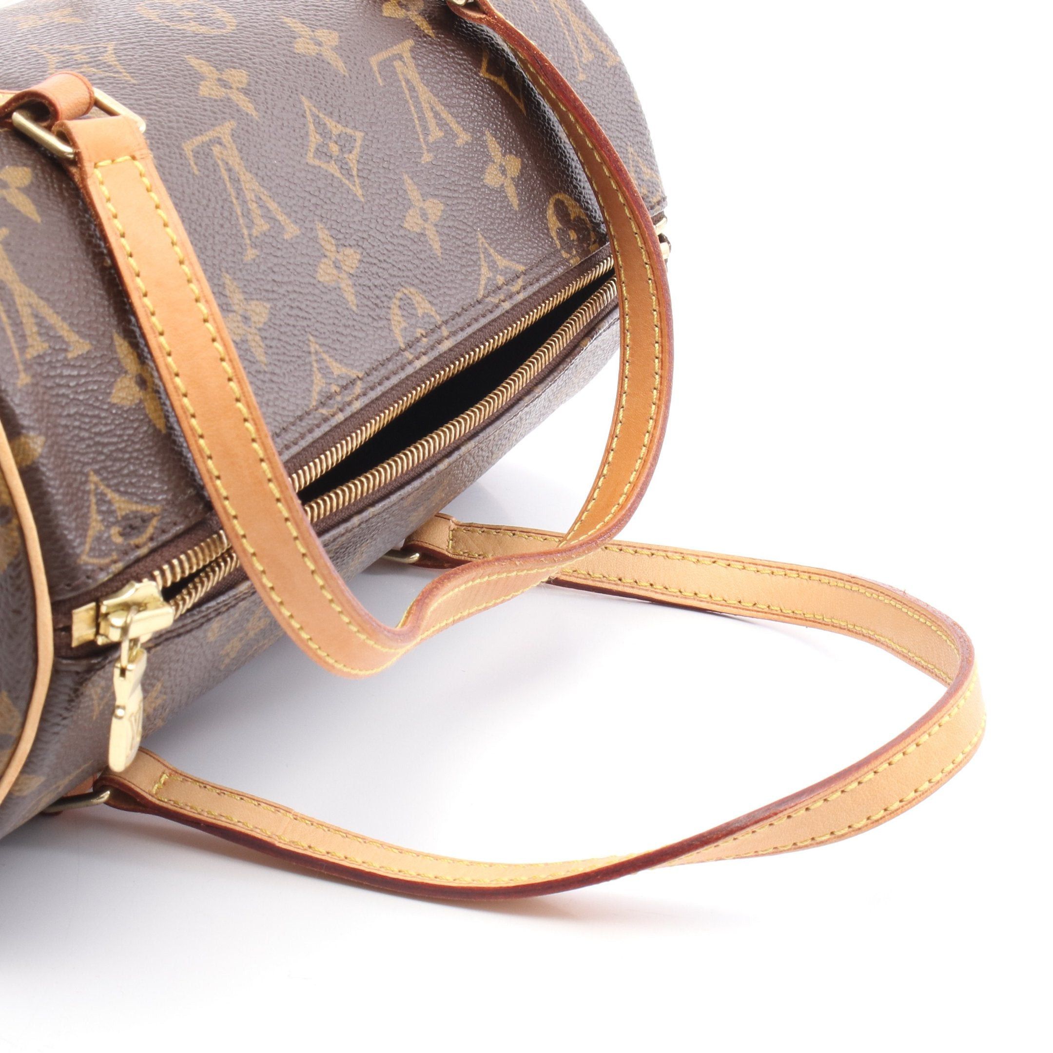 Louis Vuitton Louis Vuitton Papillon 26 Monogram Handbag Leather Brown Size ONE SIZE - 7 Thumbnail